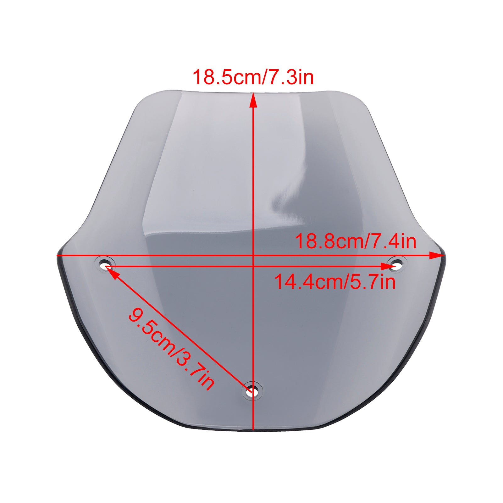 Suzuki GSX-8S 2023-2024 Windshield WindScreen + Bracket