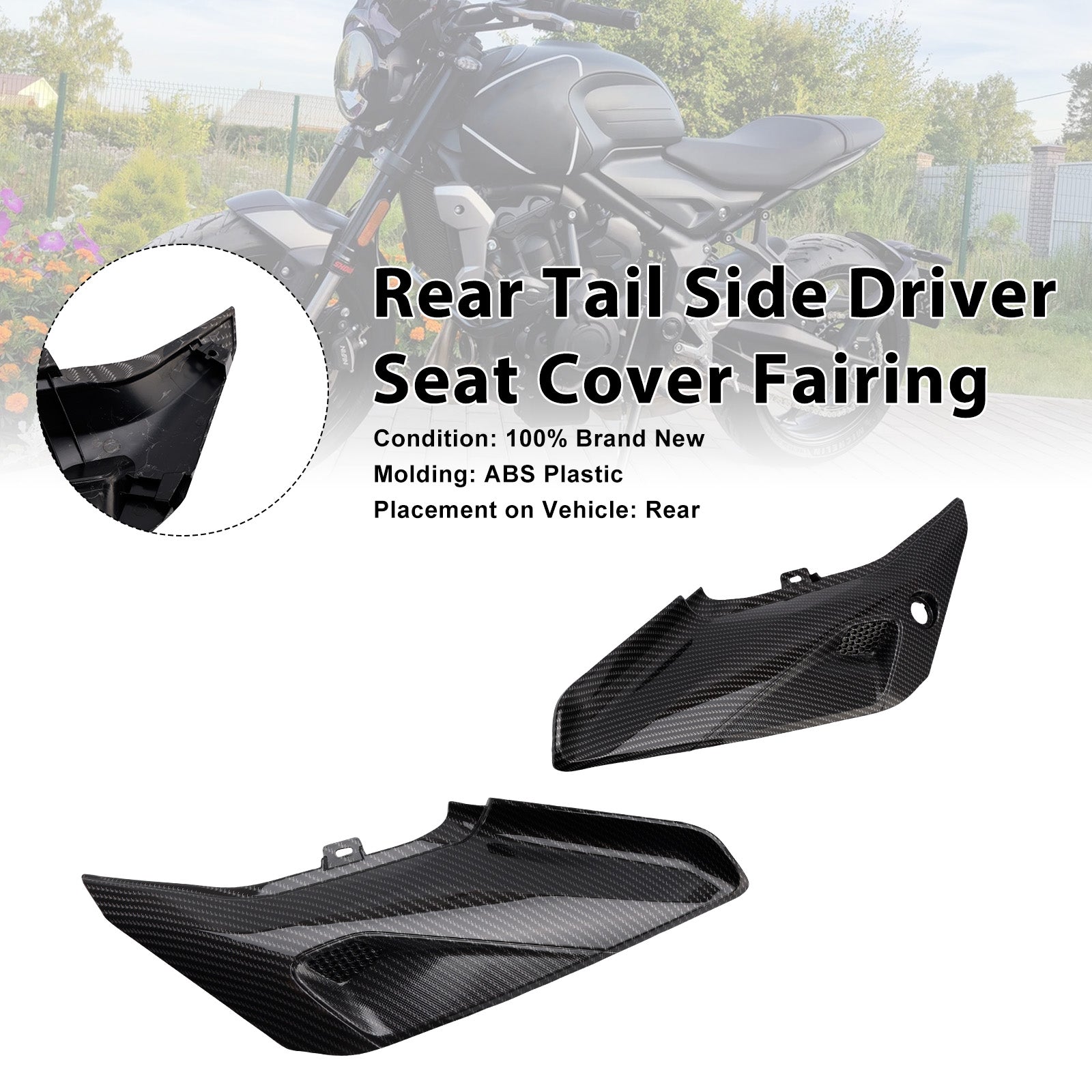 2022-2026 Trident 660 Side Seat Panel Fairing Cowl