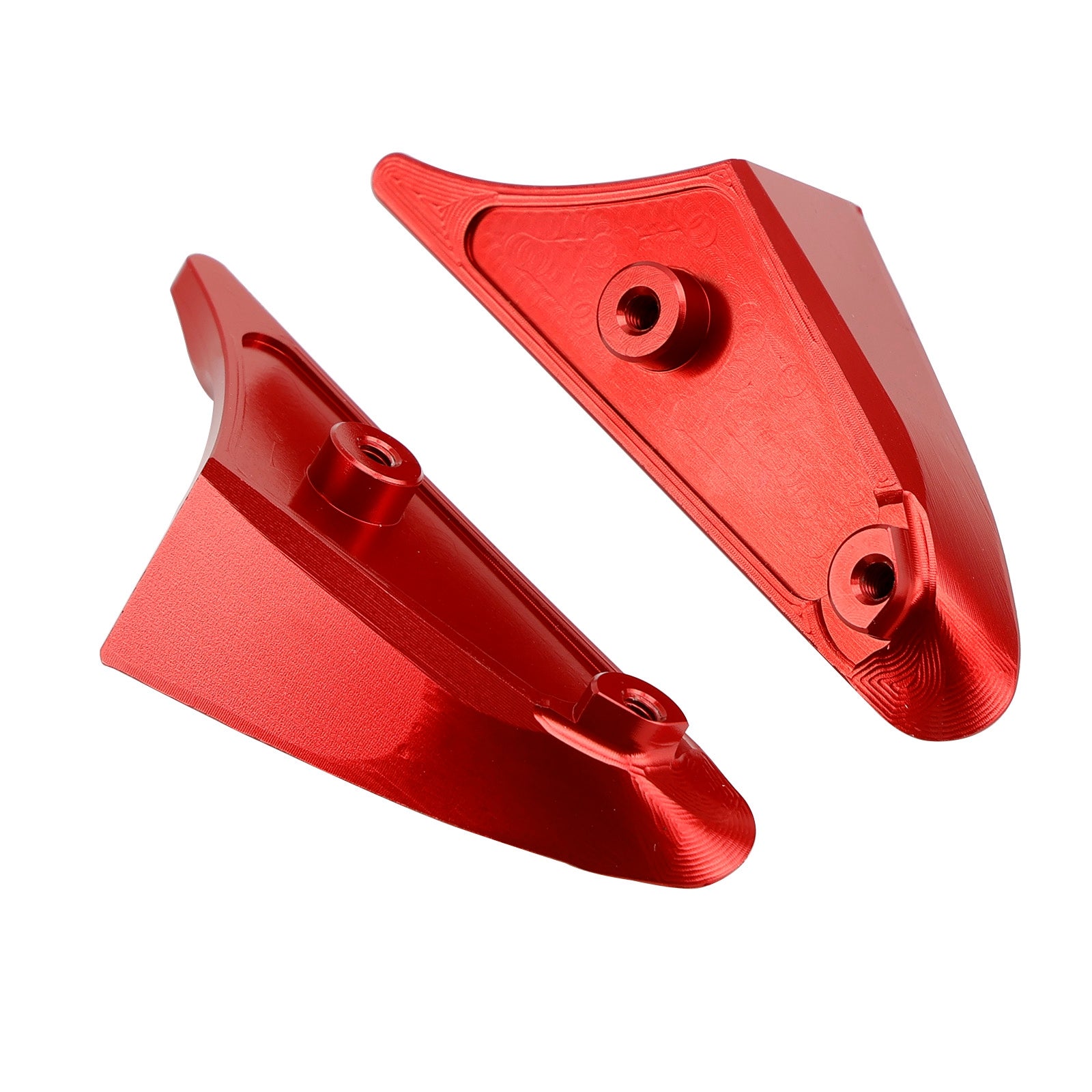 ALUMINUM REAR VIEW MIRROR HOLE CAPS FOR DUCATI 1199 899 PANIGALE 2012 > 2015