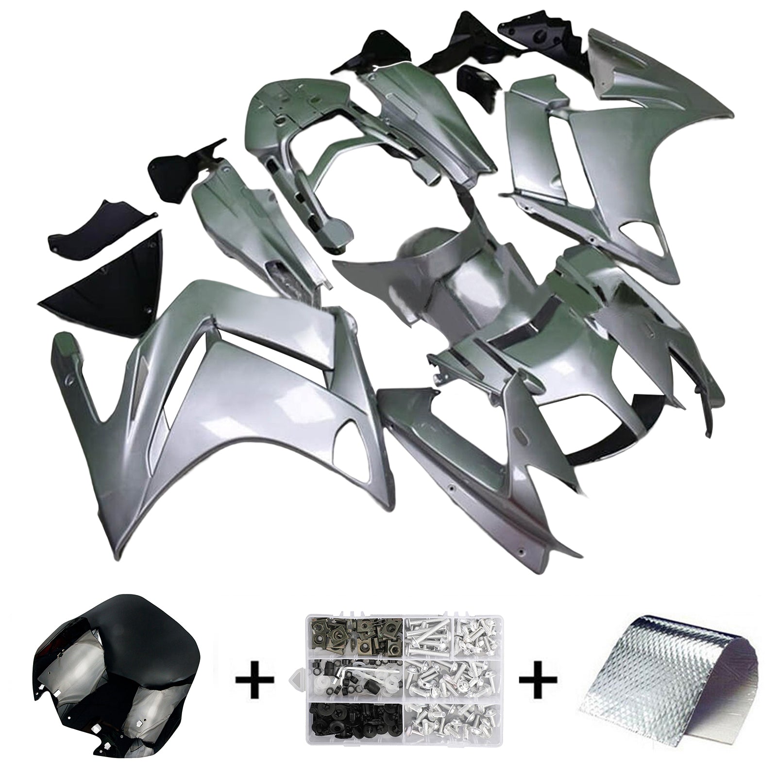 Amotopart Yamaha FJR1300 2013-2015 Sliver Fairing Kit