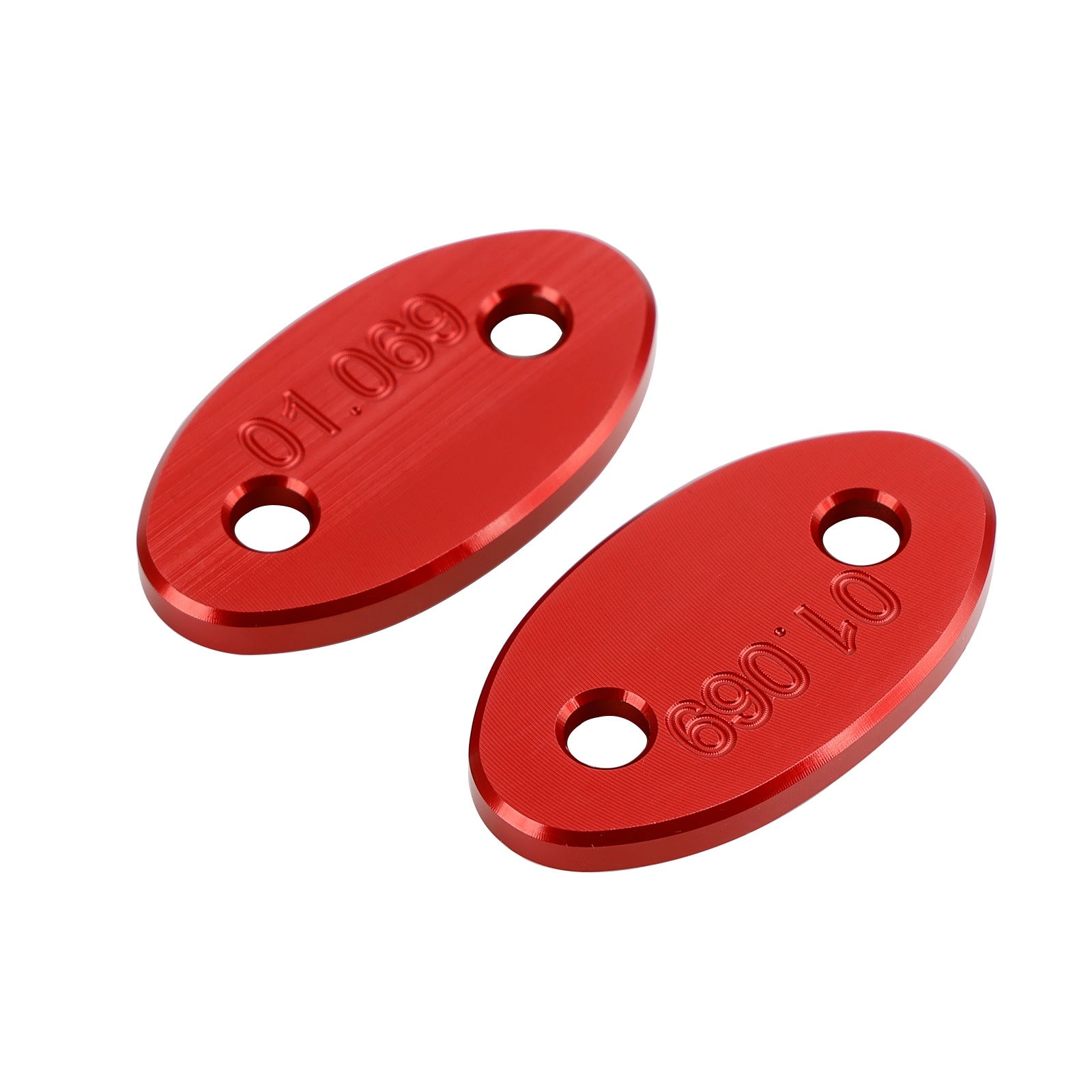 Aluminum Mirror Block Off Plates Hole Caps For Yamaha YZF-R1 R1 2007-2014