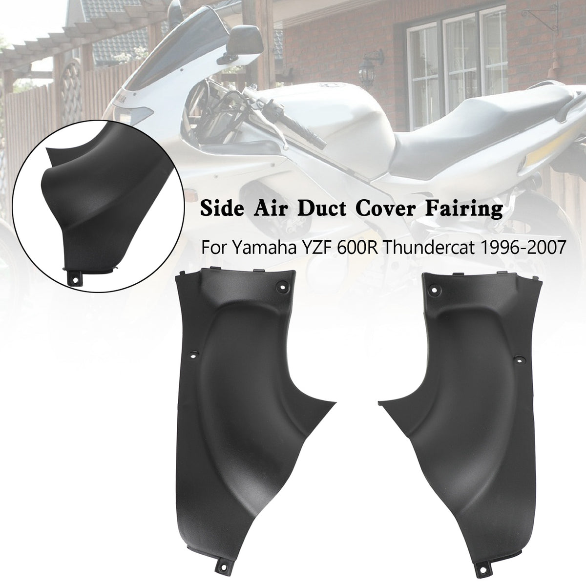 Side Air Duct Cover Panel Fairing For Yamaha YZF600 R Thundercat 1996-2007