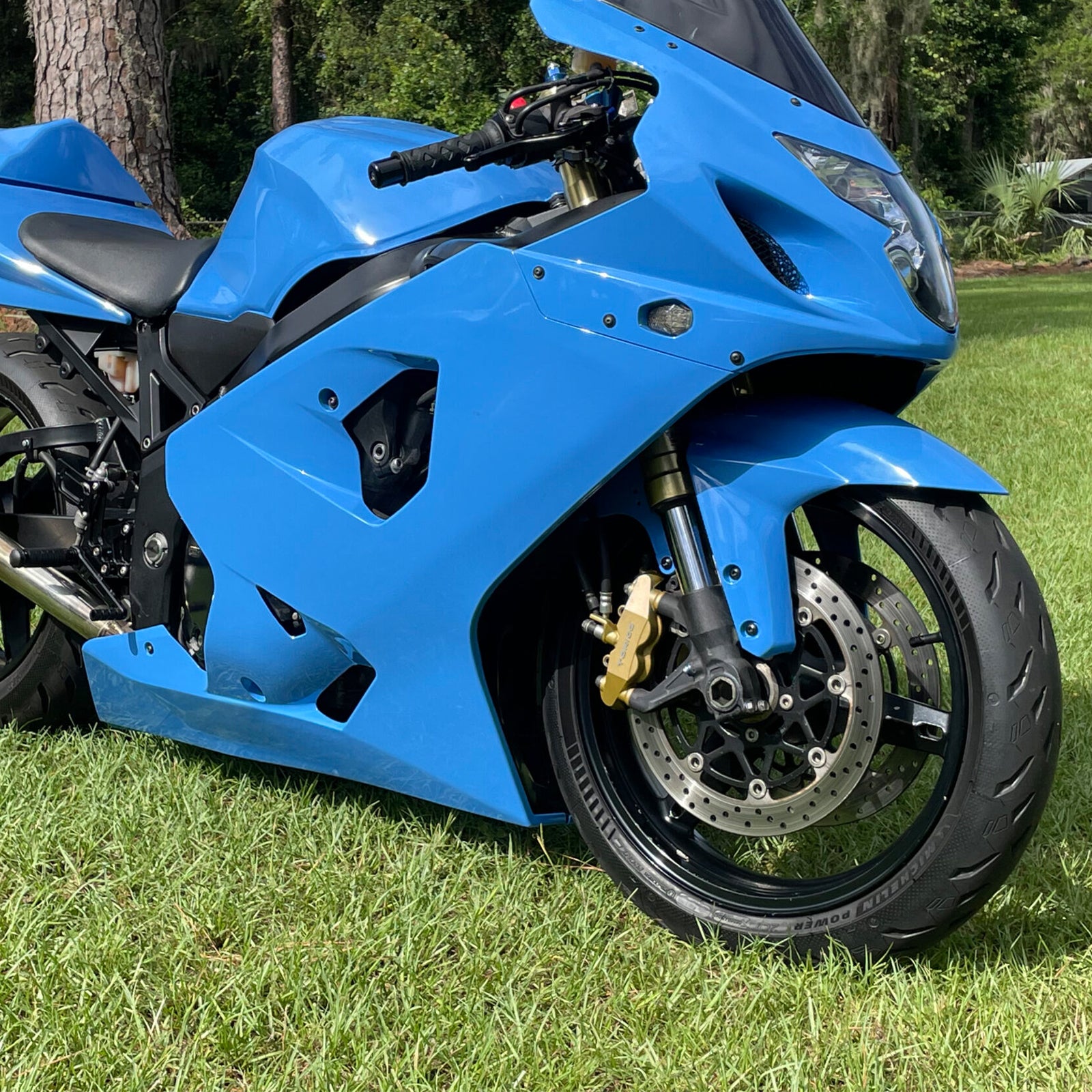 Amotopart 2004-2005 Suzuki GSXR 600/750 Light Blue Fairing Kit