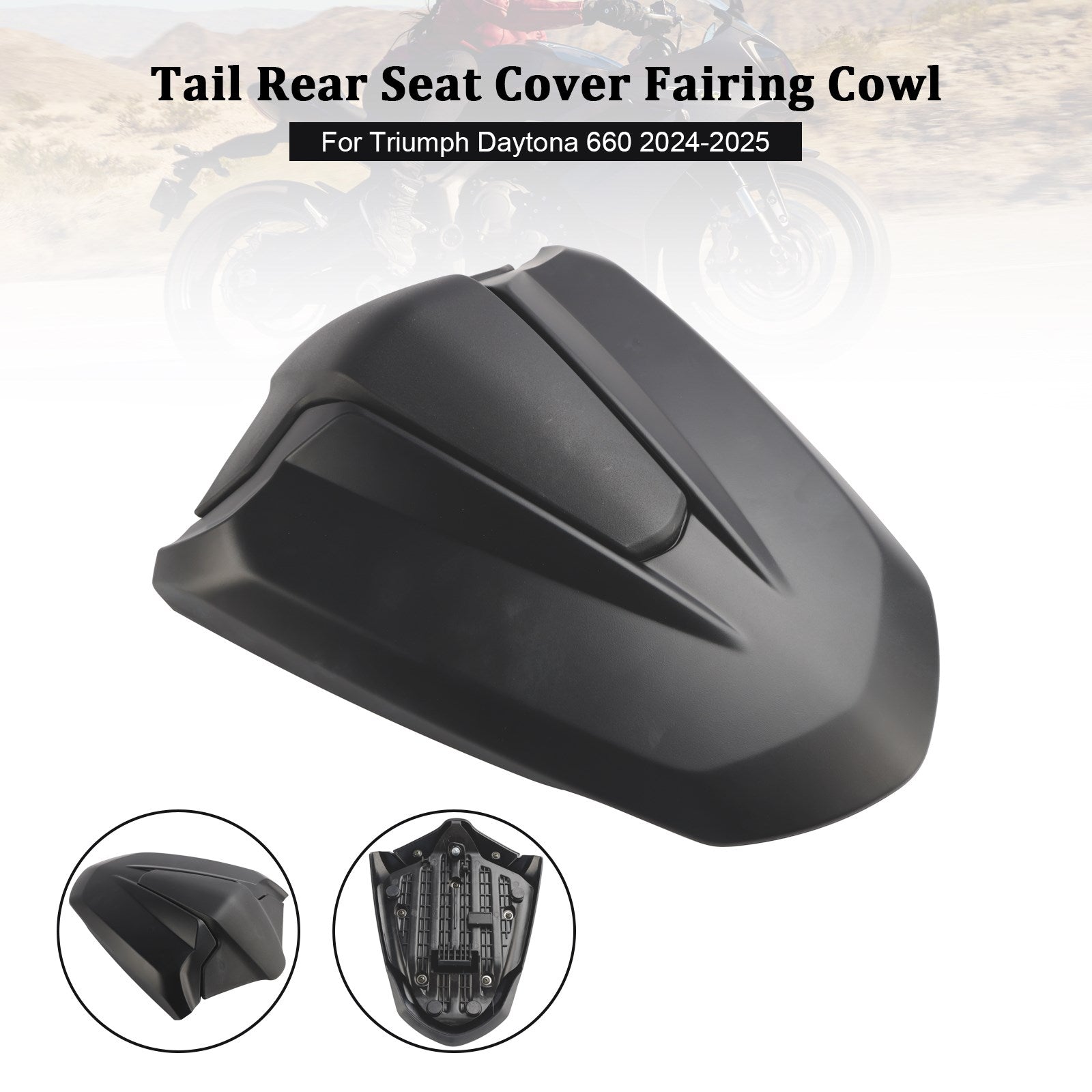 2024-2025 Daytona 660 Tail Rear Seat Cover Fairing Cowl