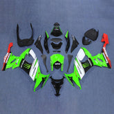 Amotopart 2008-2010 Kawasaki ZX10R Green&Red Style1 Fairing Kit