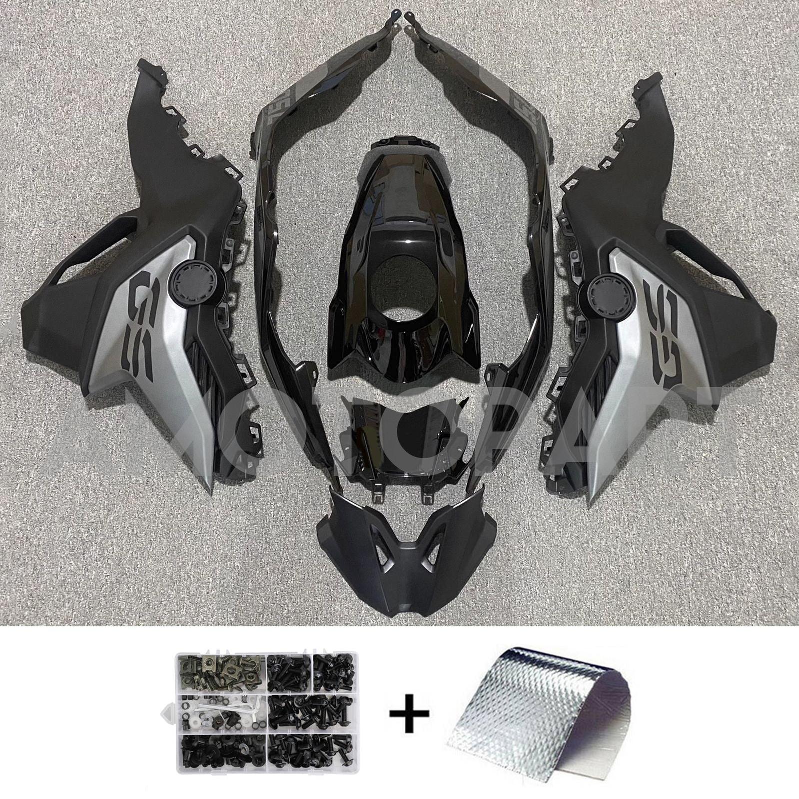 Amotopart 2018-2022 BMW F750GS F850GS Black Grey Fairing Kit