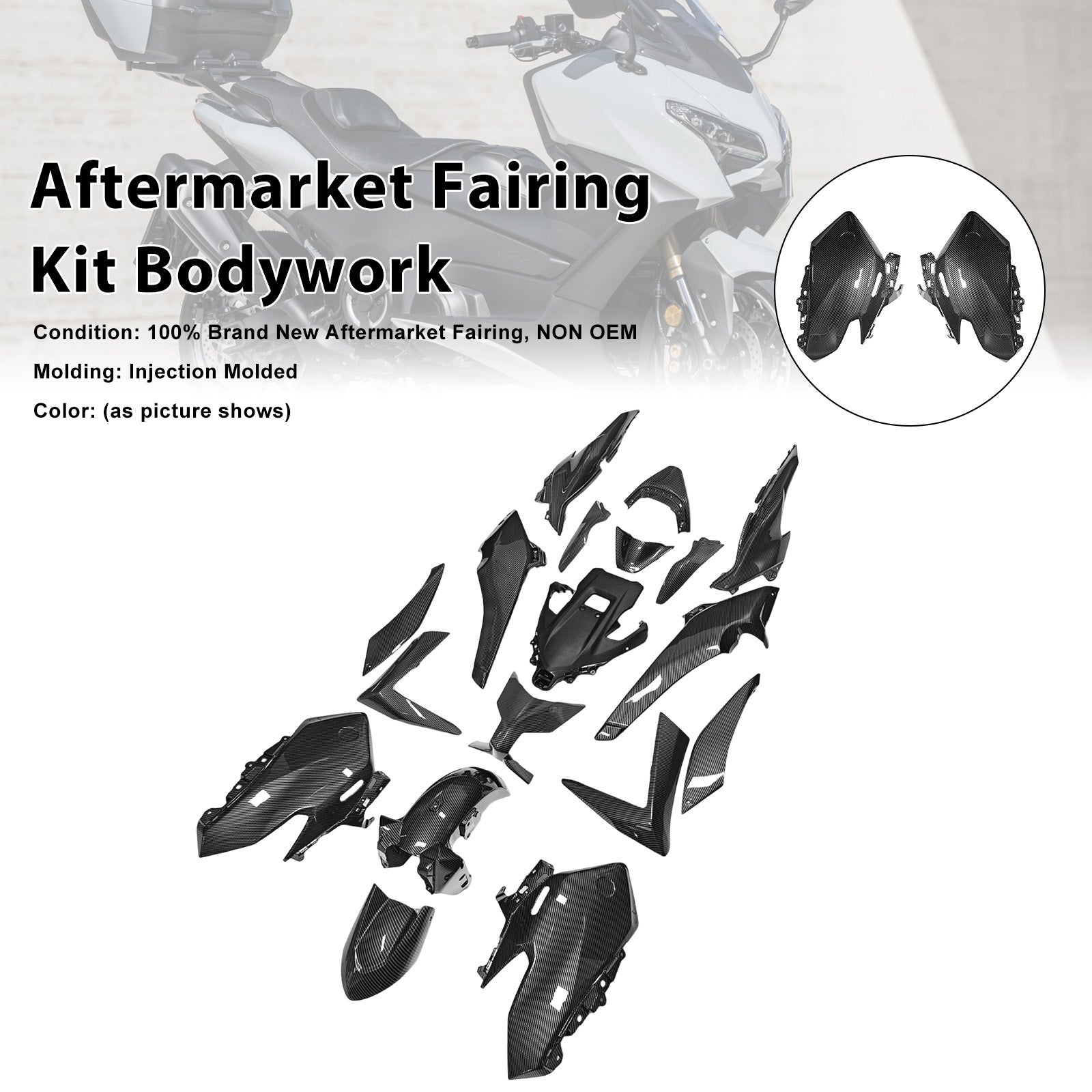 Amotopart 2025-2026 Yamaha TMAX560 Fairing Kit Collection