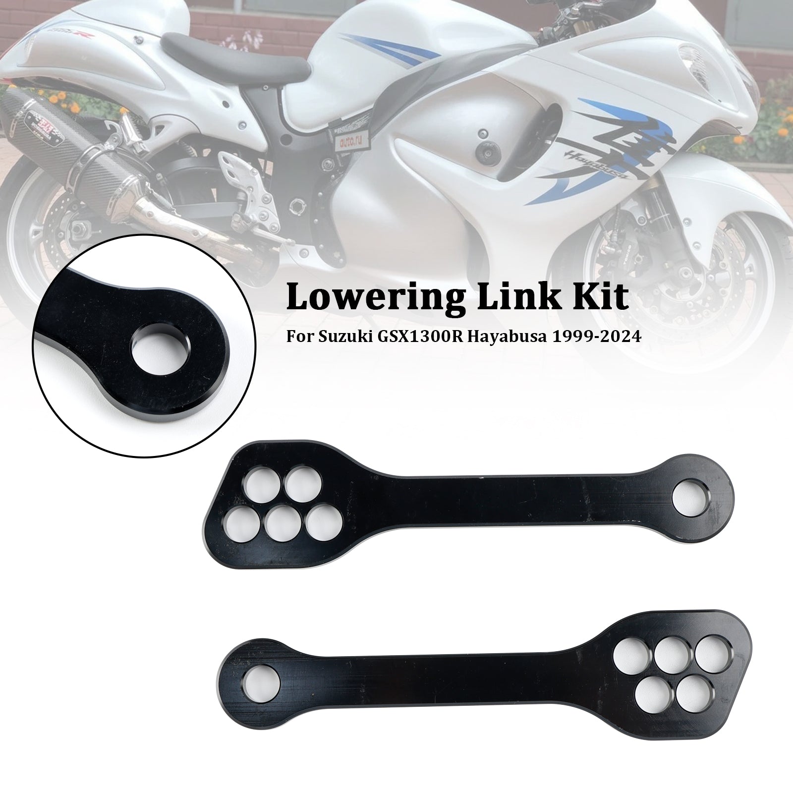 99-24 Suzuki Hayabusa GSX1300R Suspension Lowering Adjust Links Kit