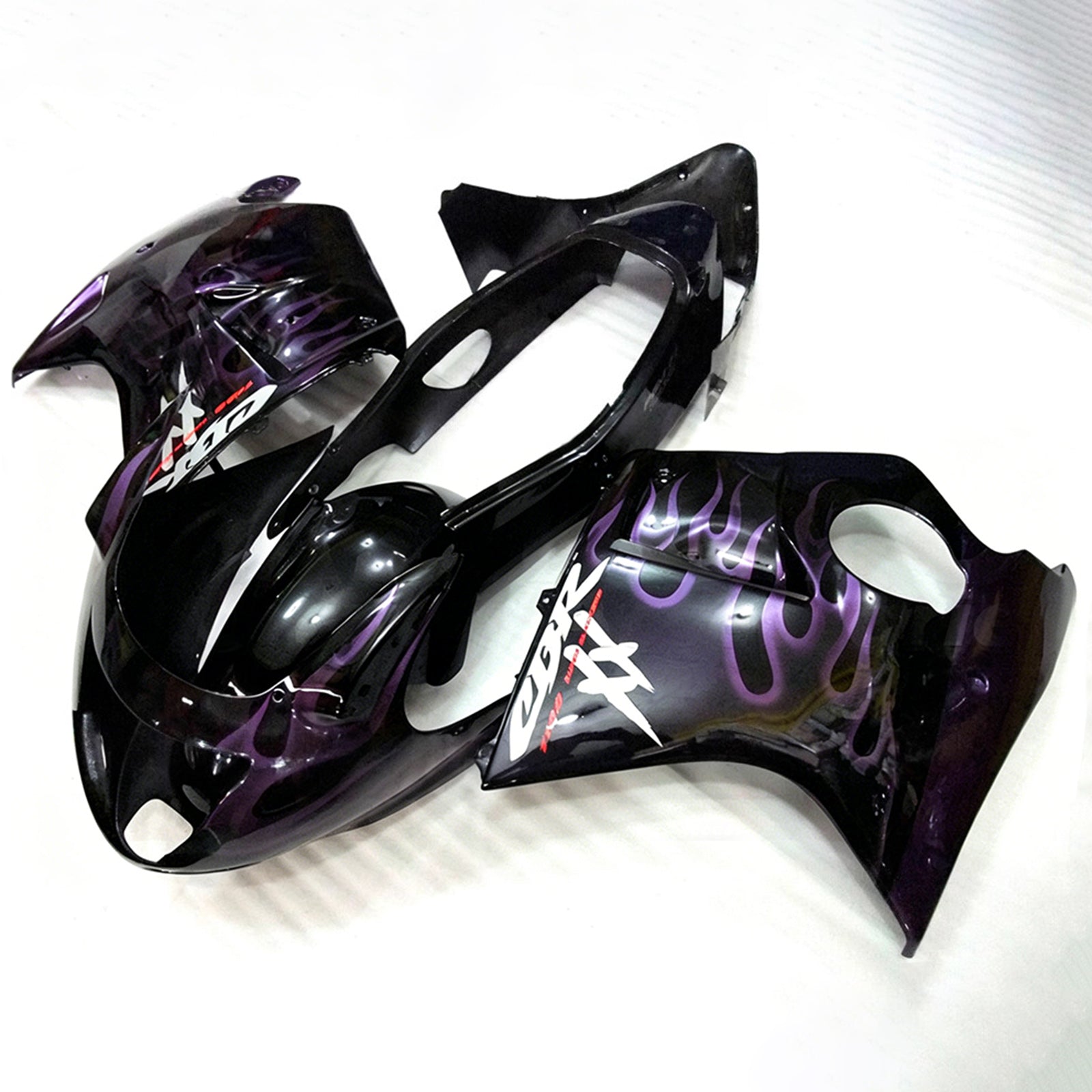 Amotopart 1996-2007 Honda CBR1100XX SuperBlackBird Black Fairing Kit