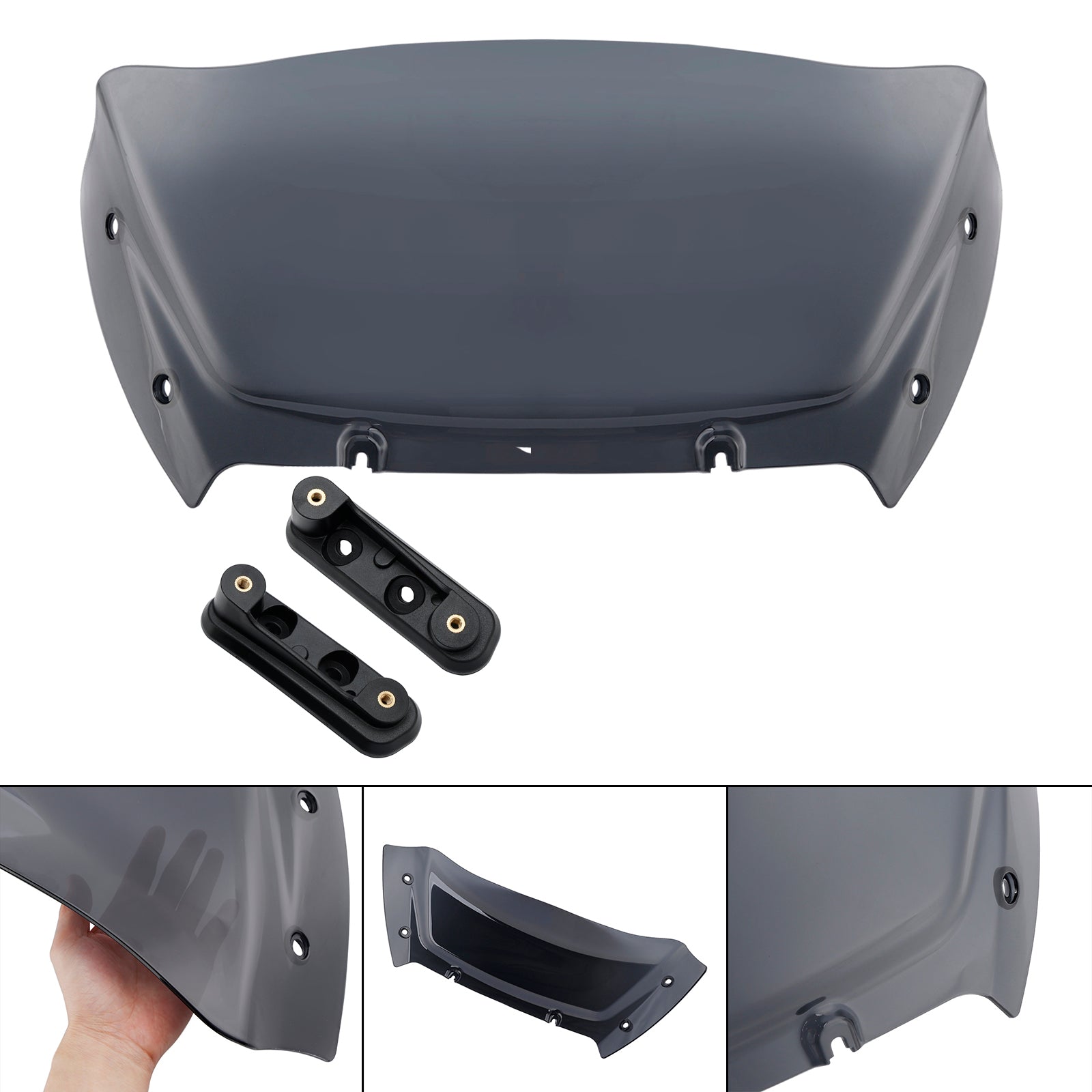 Touring Street Glide CVO 117 121 2023-2024 9" Windshield with Bracket