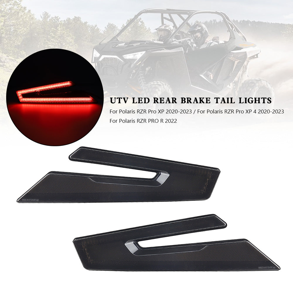 UTV LED Rear Brake Tail Lights For Polaris RZR PRO XP XP4 2020-2023
