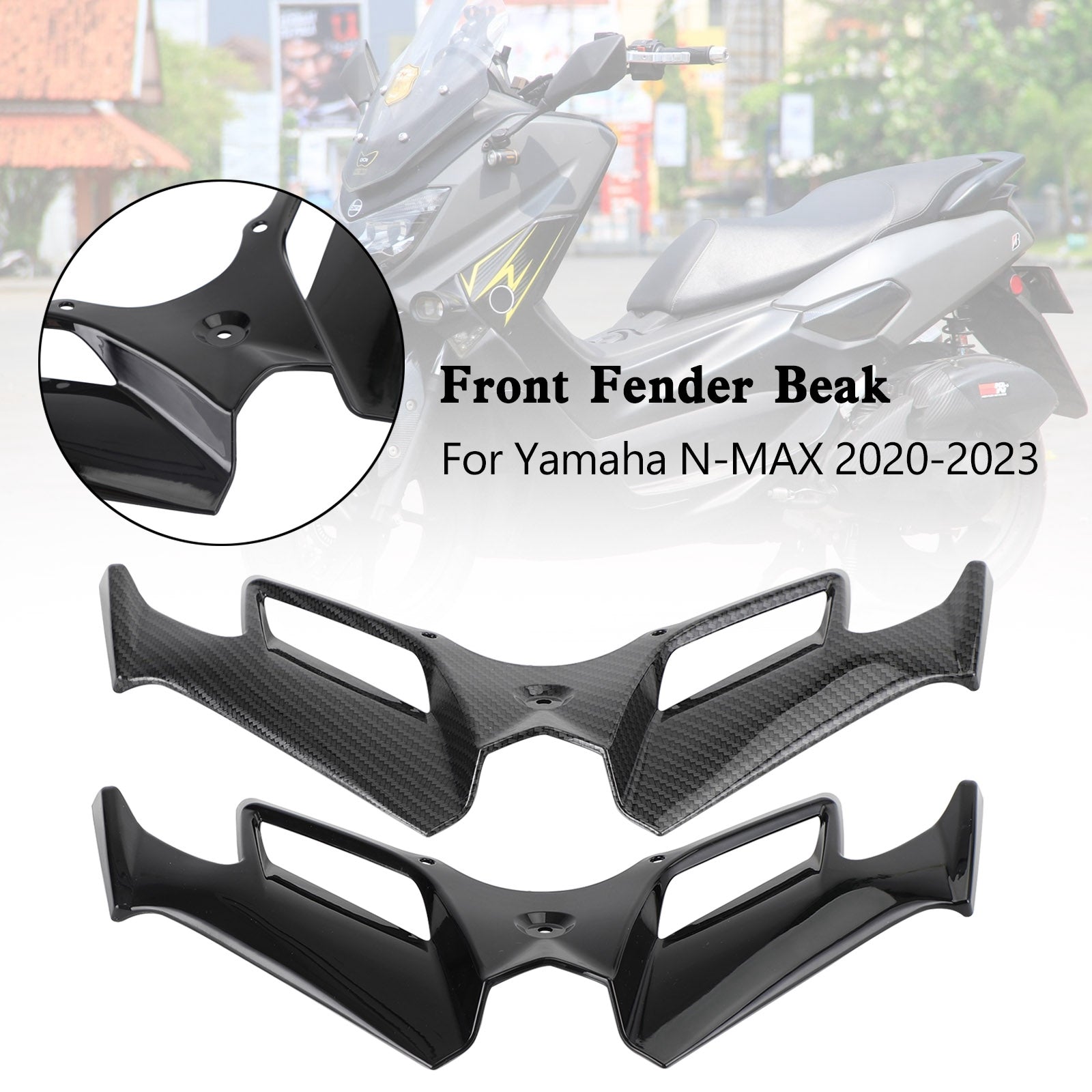 Front Fender Beak Nose Cone Extension For Yamaha N-MAX NMAX 2020-2023