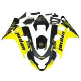 Amotopart 2004-2005 K4 GSXR 600/750 Suzuki Yellow&Black Fairing Kit