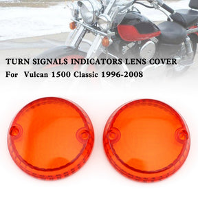 Turn Signals Indicators Lens Cover For Yamaha Kawasaki Vulcan 1500 VN