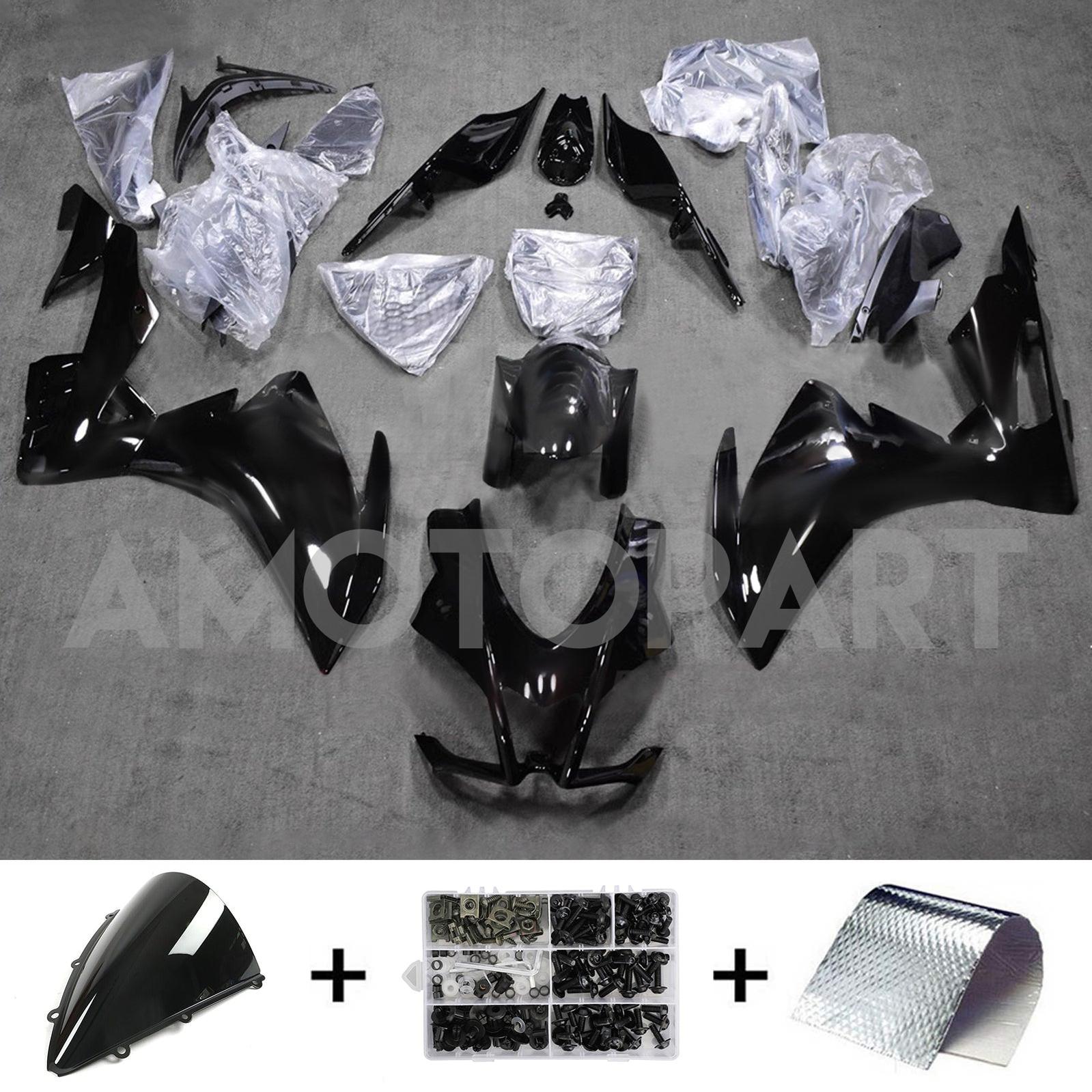 Amotopart 2016-2020 Aprilia RSV4 1000 Glossy Black Fairing Kit
