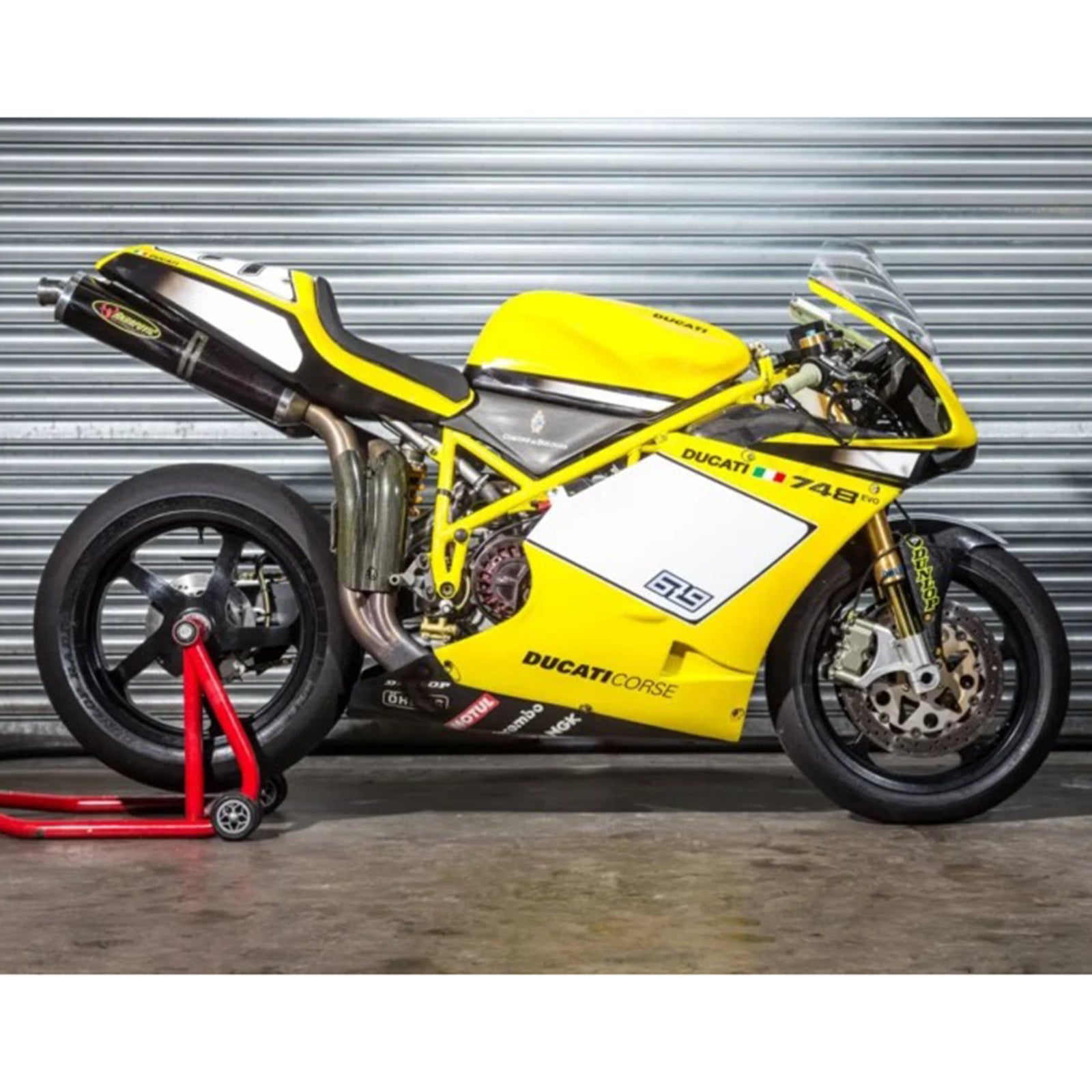 Amotopart Ducati 996 748 1996-2002 Yellow&White Fairing Kit