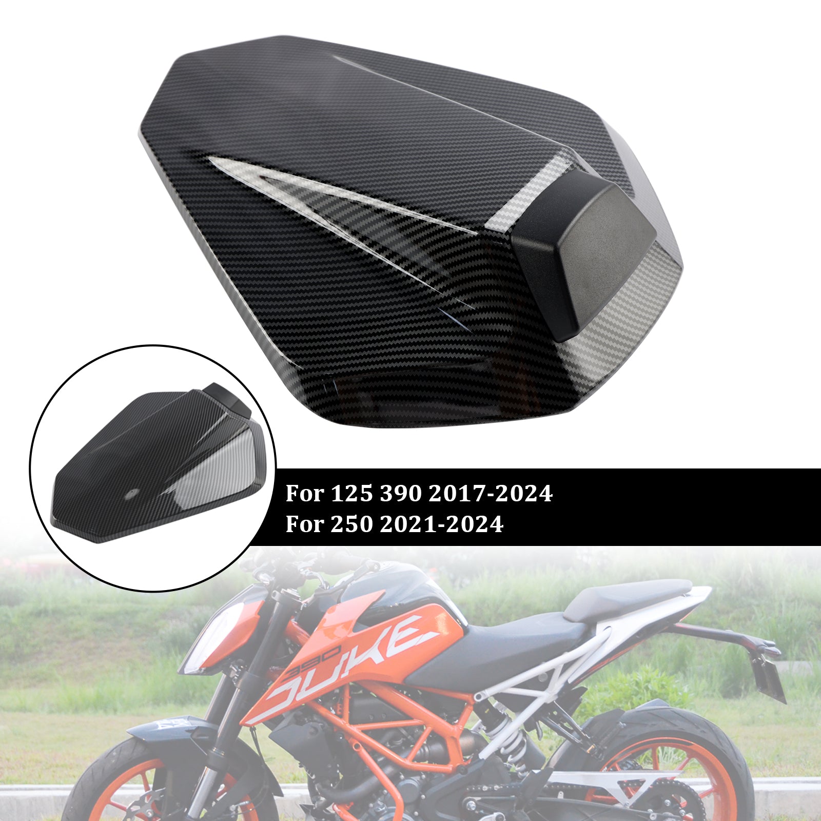 17-24 KTM 125 250 390 Schwanz Hinten Sitz Abdeckung Verkleidung Cowl