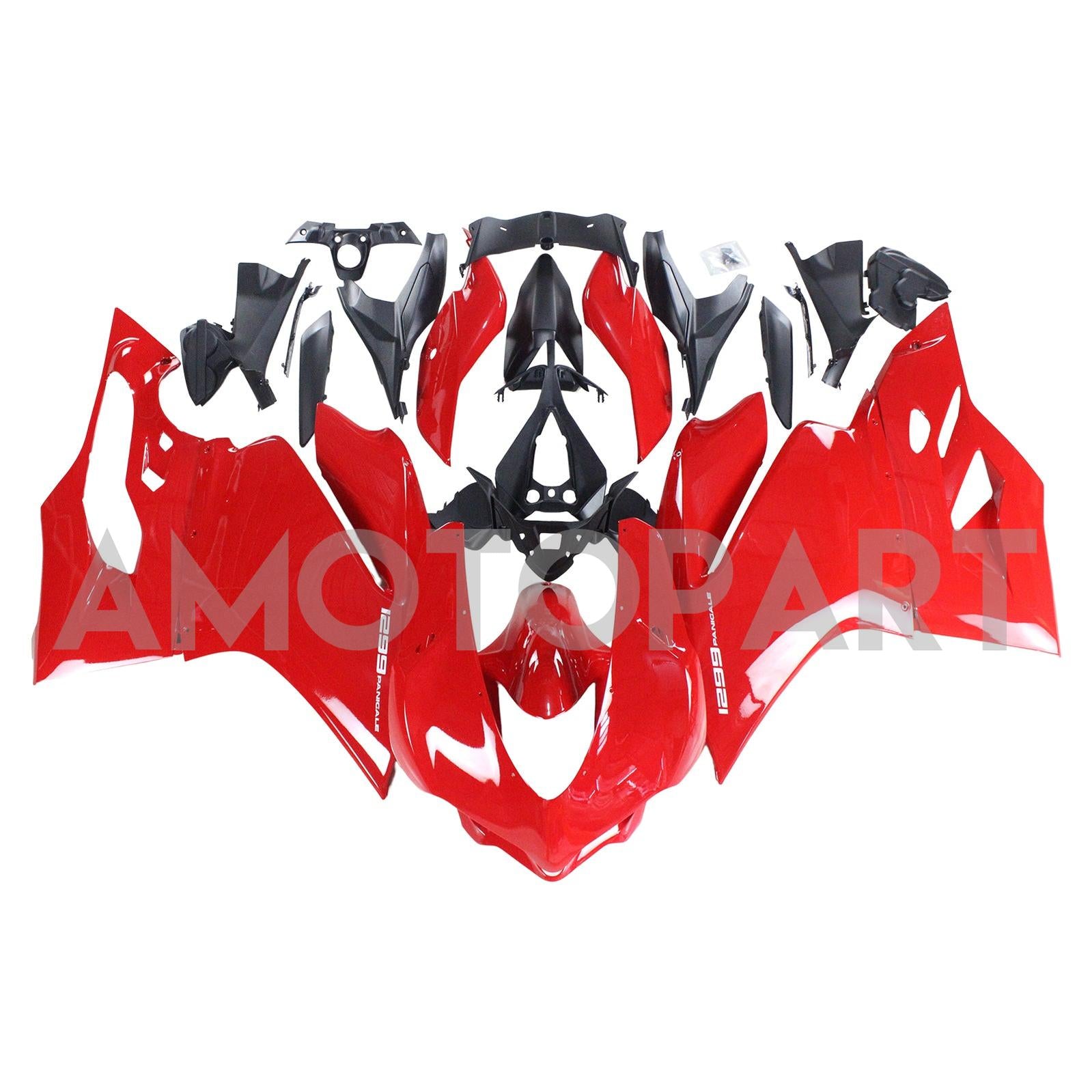 Amotopart 2015-2020 Ducati 959 Glossy Red Fairing Kit