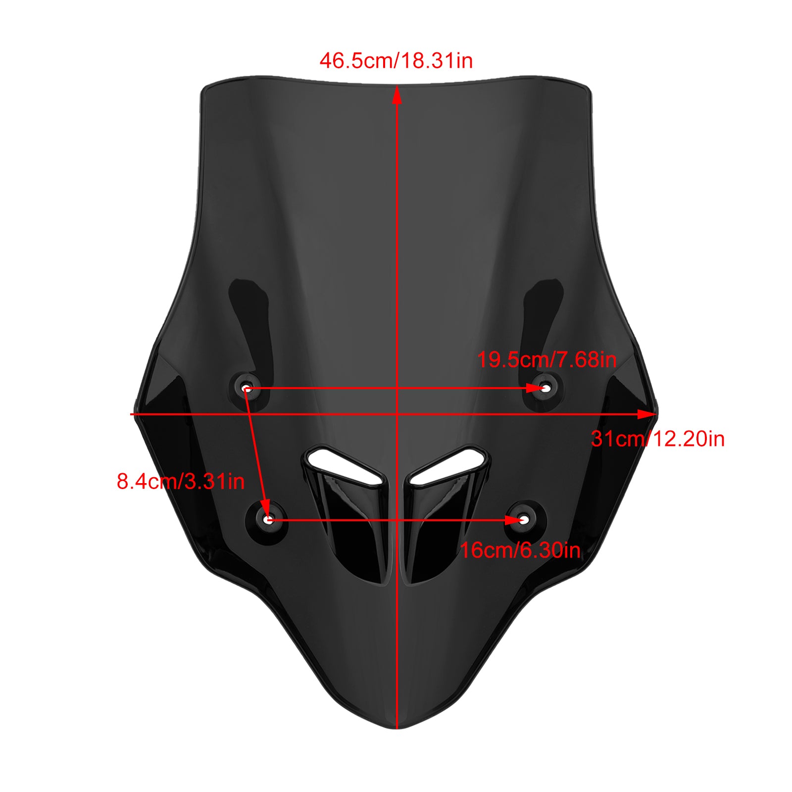 19-24 HONDA CB400X/CB500X ABS Motorrad Windschutzscheibe Windschutz