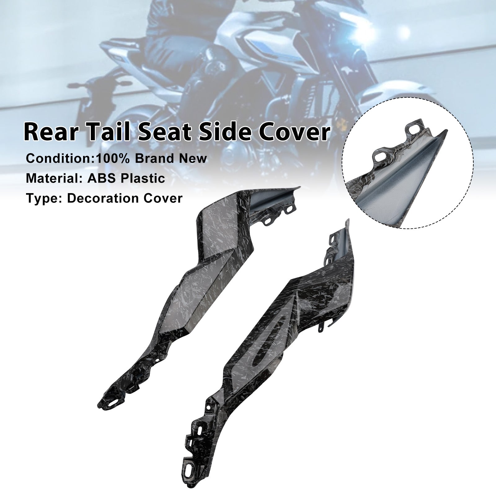 2025-2026 Yamaha YZF-R3 R25 MT-03 Rear Tail Seat Side Cover Fairing