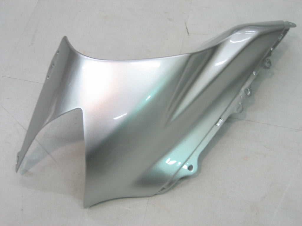 Amotopart 2004–2005 Kawasaki ZX10R Verkleidungsset in Silber und Schwarz