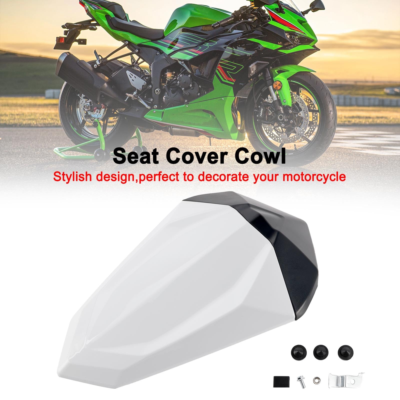 24-25 Kawasaki Ninja 500 EX500R Z500 Tail Rear Seat Fairing Cowl