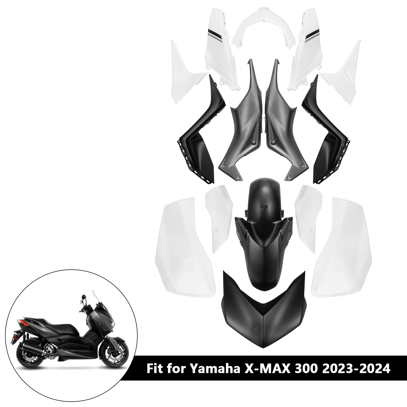 Amotopart 2023-2024 Yamaha X MAX 300 Fairing Kit