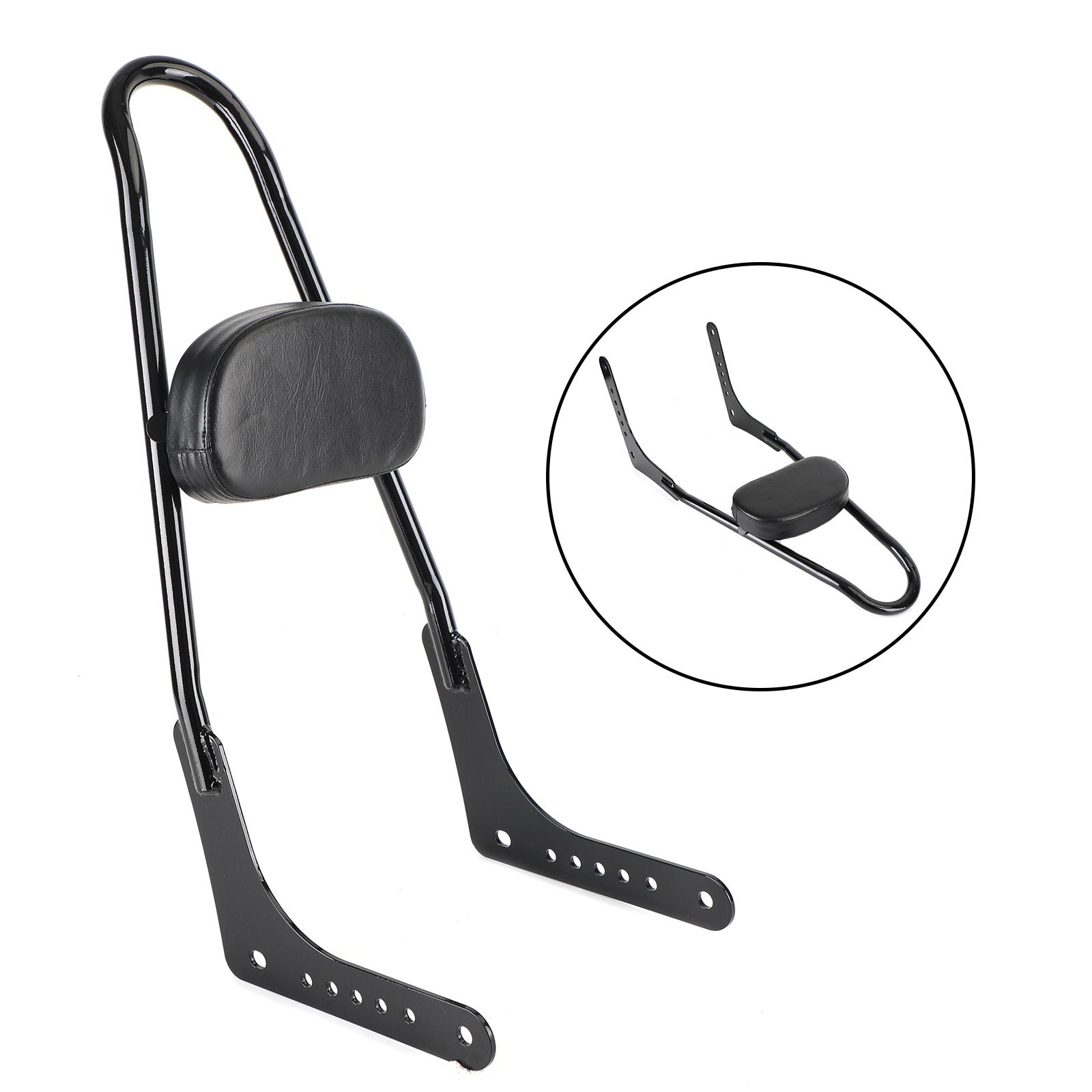 2018-2021 Harley Softail Deluxe FLDE Sissy Bar Backrest Pad Heritage Classic FLHC Motorcycle Sissy Bar Backrest Slim FLSL Detachable Sissy Bar Backrest Pad