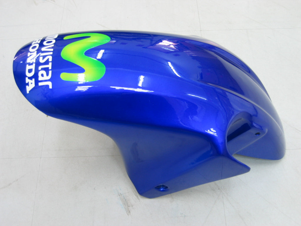 Amotopart 2001-2003 Kit carena Honda CBR600 F4i blu e verde