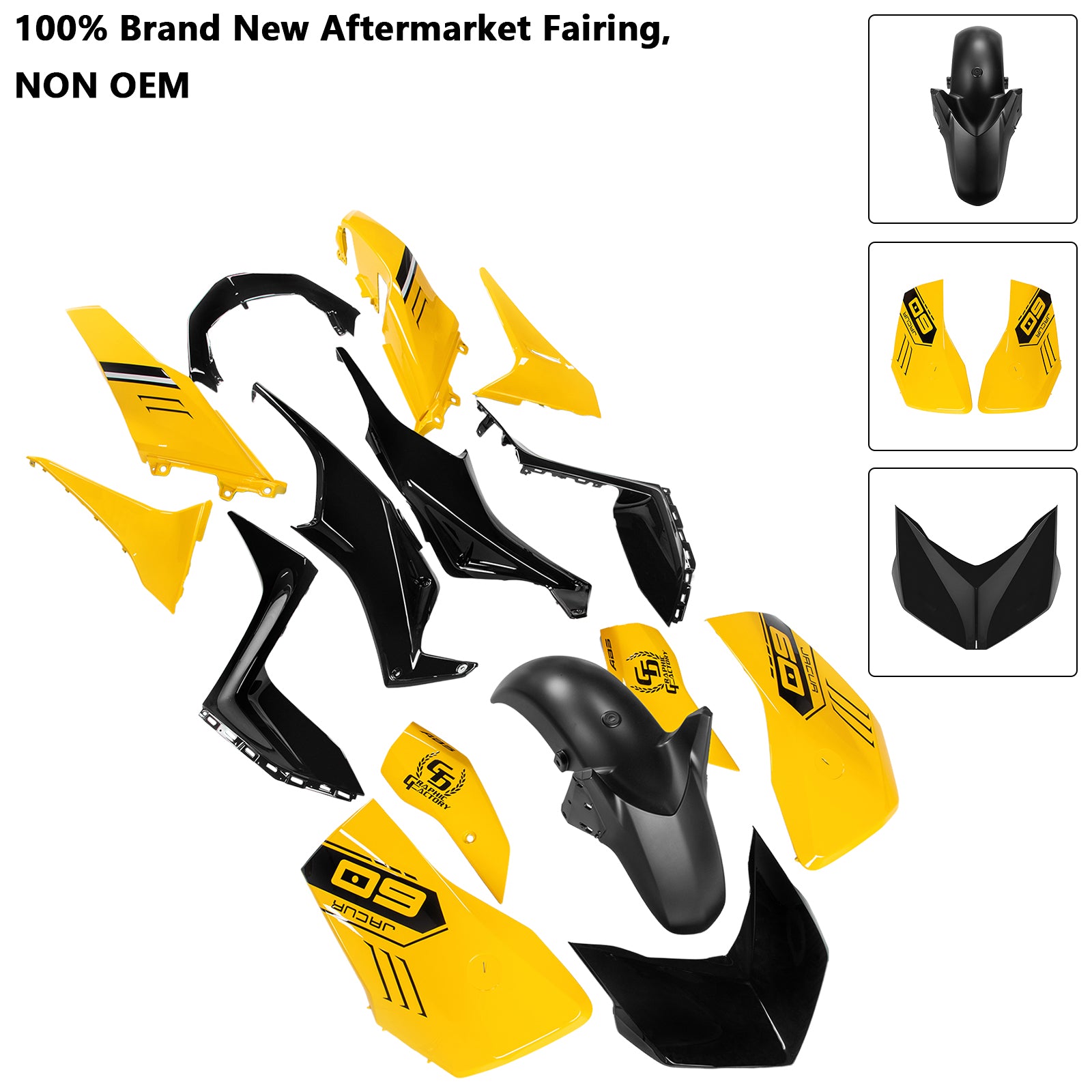 Amotopart 2023-2024 Yamaha X MAX 300 Fairing Kit