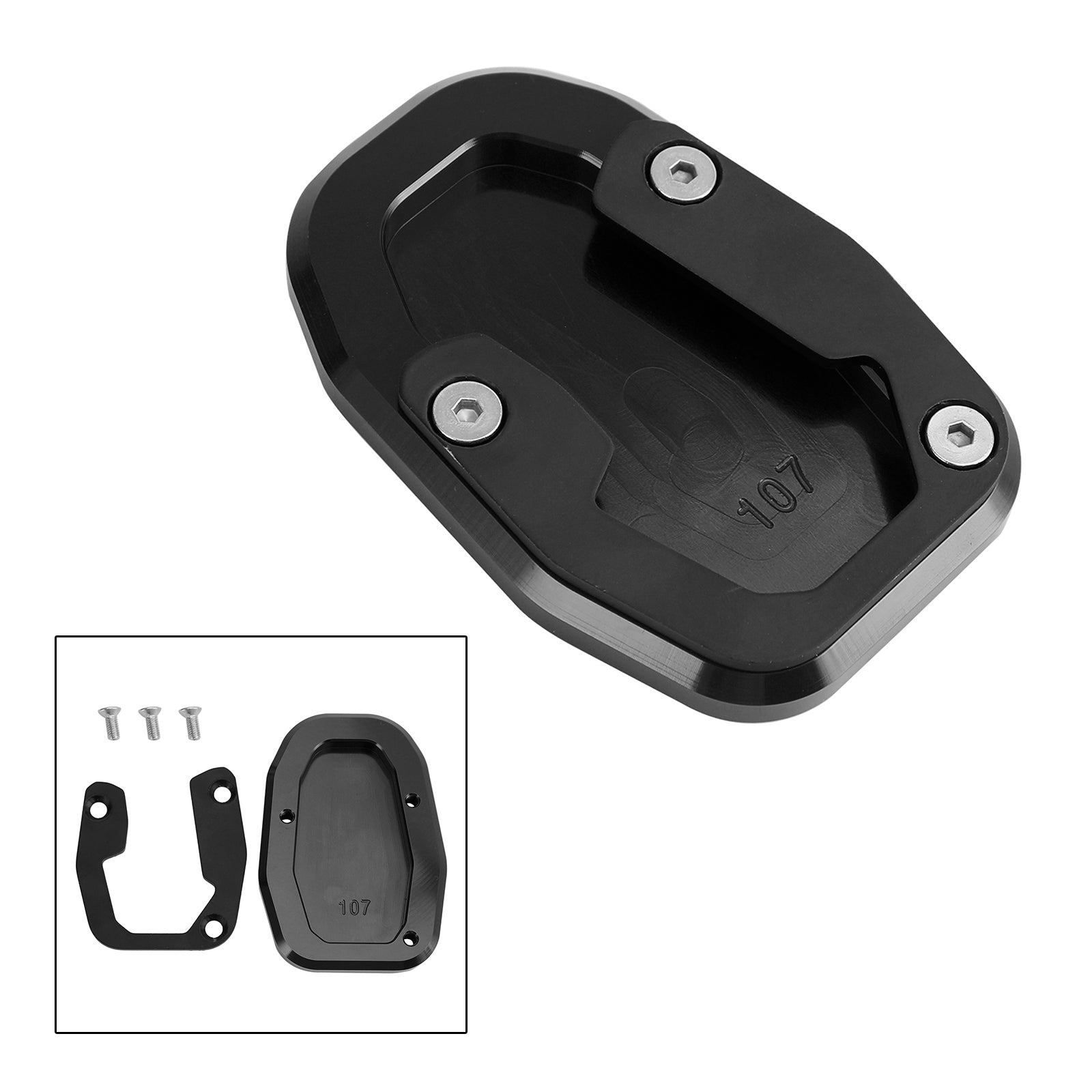 2022-2023 Ducati DESERT X Kickstand Enlarge Plate Pad