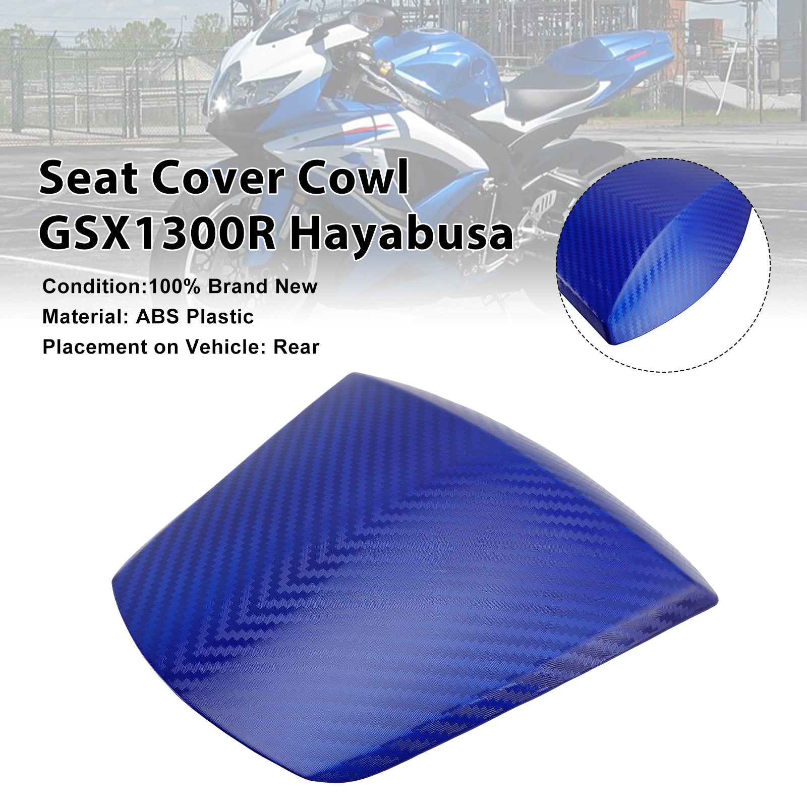 Housse de carénage de siège arrière Suzuki GSXR600 GSXR750 K11 2011-2026