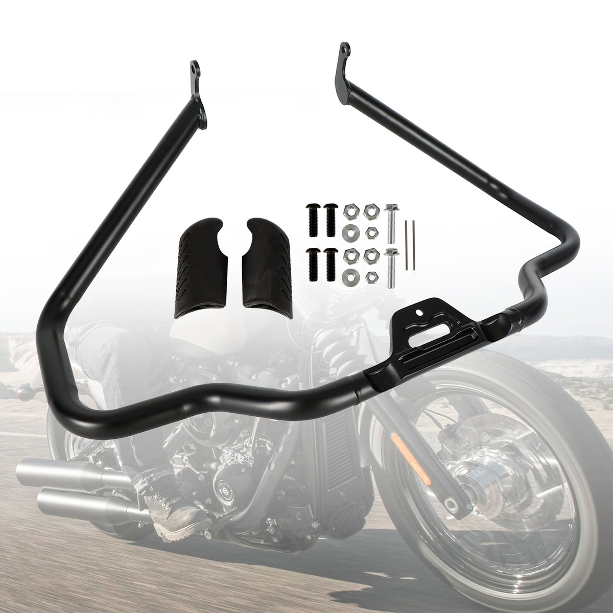 18-23 Softail Fat Boy Heritage Protector de motor Barra de choque Protector de marco Parachoques