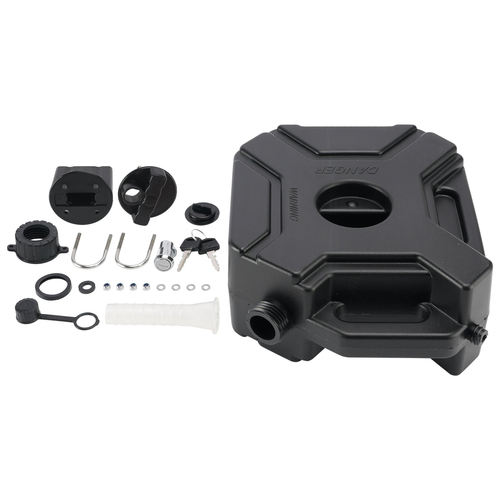 Touring Adventure 5L oliegasbeholder Antistatisk Jerry Can Brændstoftank Sort