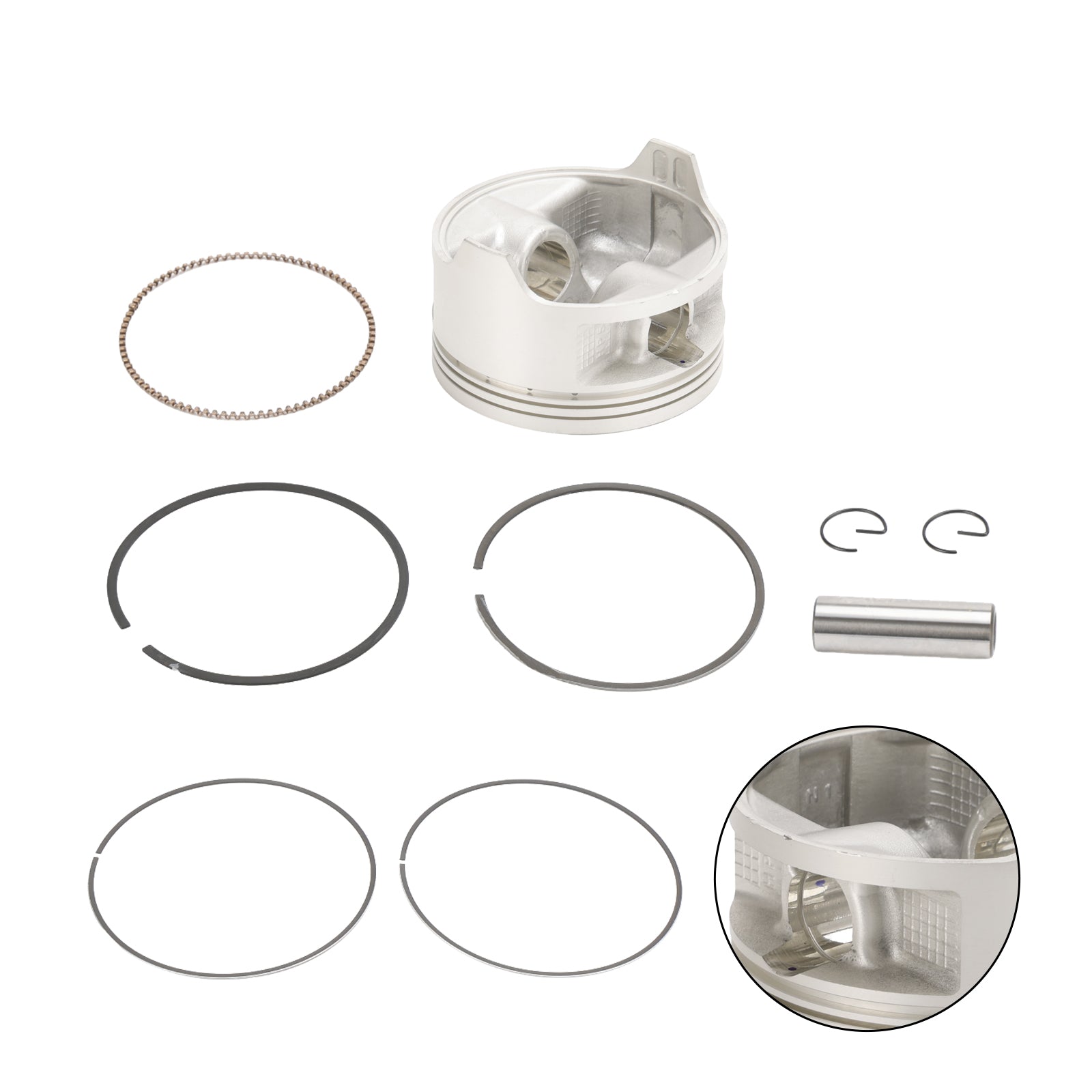 Kit de reconstruction de segment de Piston, alésage Std 86.5Mm pour Honda Rancher Trx420 2007 – 2018