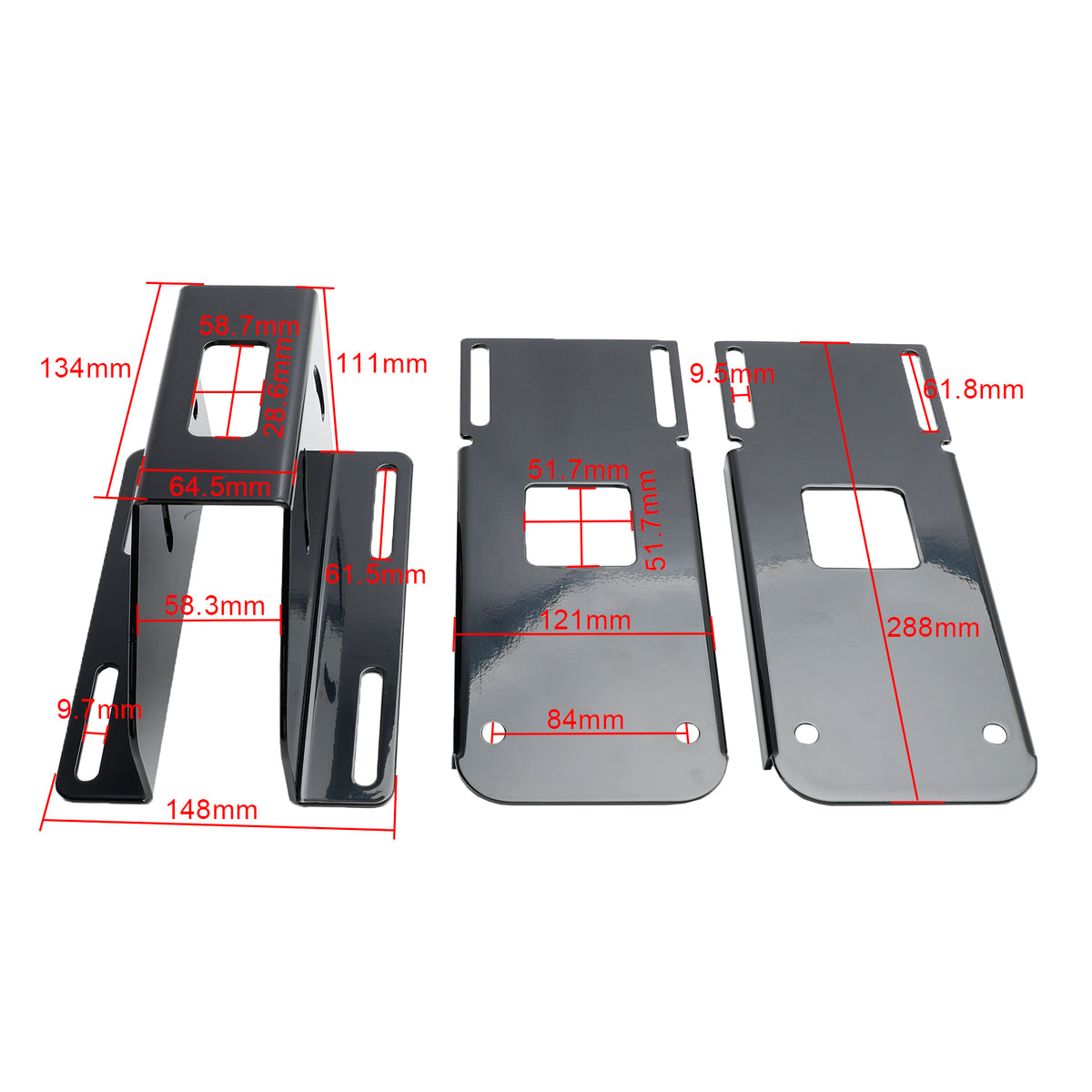 Kit de soportes de montaje de carenado ajustables Touring Road Glide 04-13