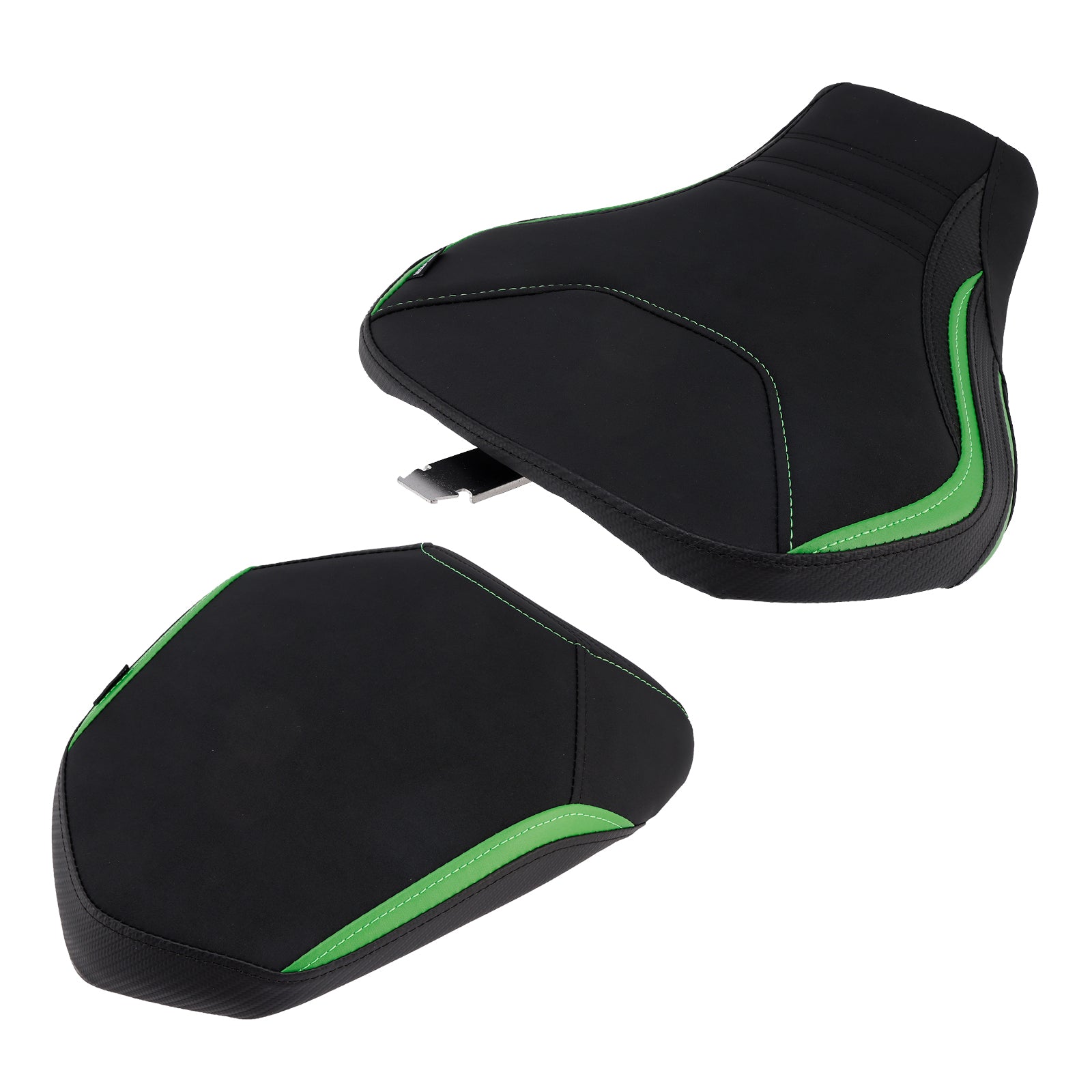22-25 Kawasaki Ninja H2 Sx Bestuurder&PPassagiersstoelset Achterkussen Groen1