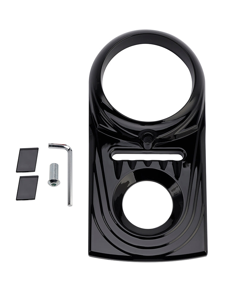 Softail FLSTC FXST Street Glide Gas Tank Dash Panel Insert Cover