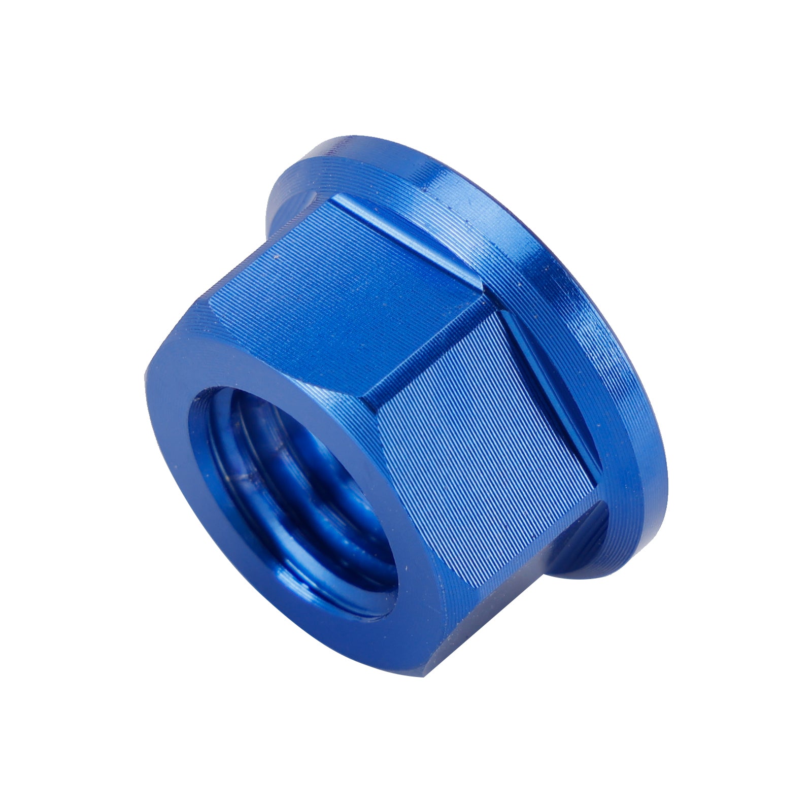 6 Pack Motorcycle Bike Aluminum Rear Sprocket Flange Nuts M10X1.5mm Blue