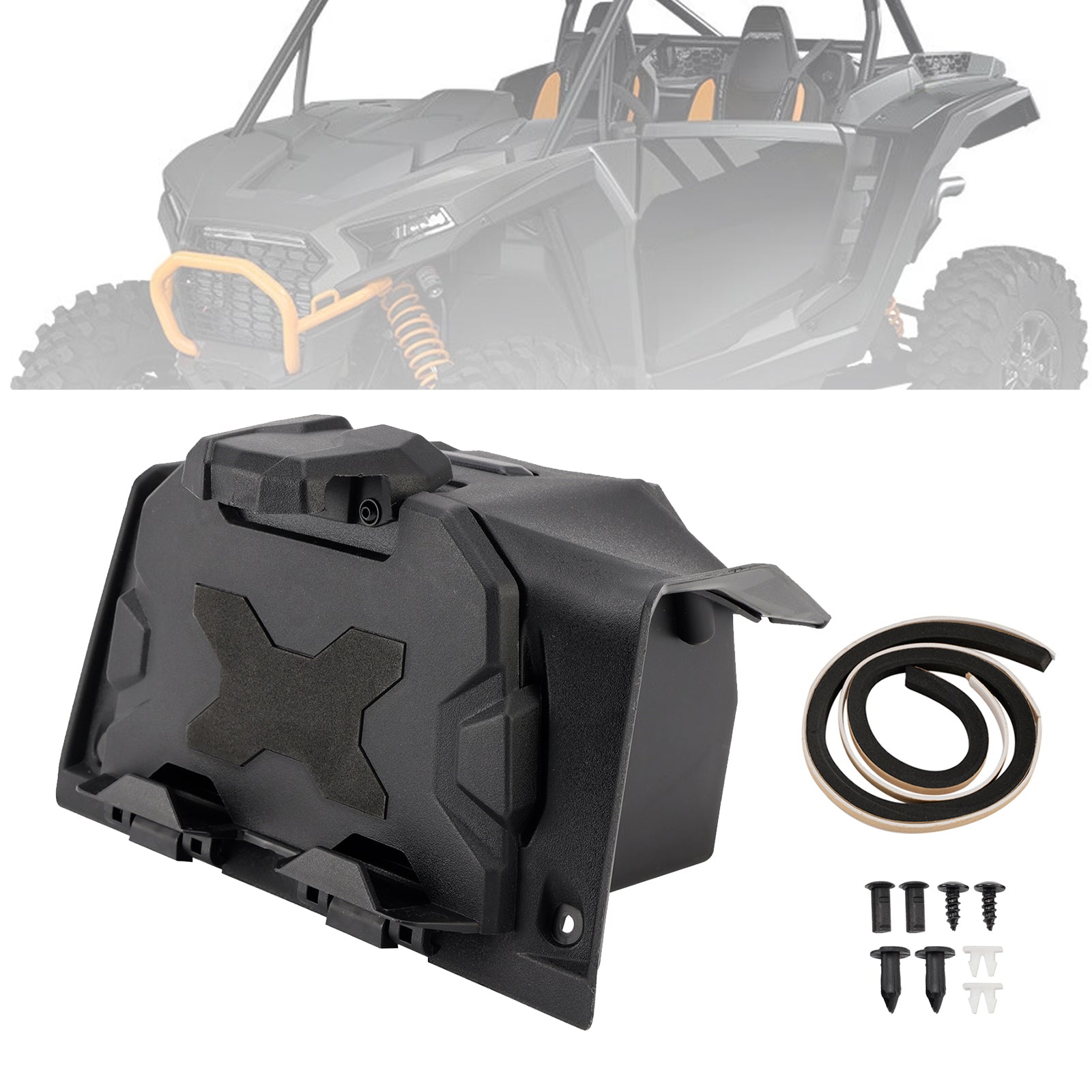 2019-2023 2022 Polaris Rzr Xp 1000 Turbo Tablet Mount Holder Storage Box