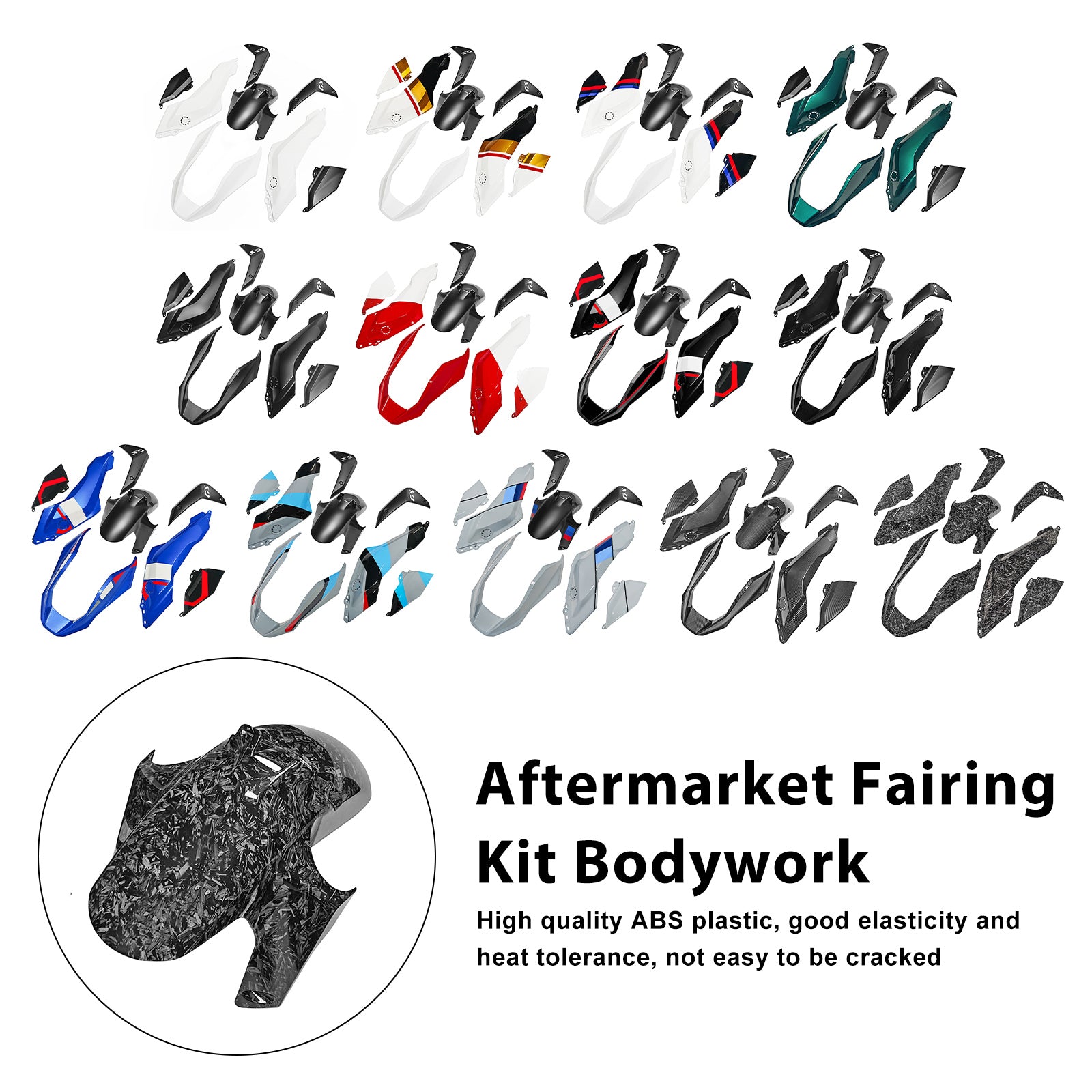 Amotopart 2024-2025 BMW R1300GS Collection Fairing Kit