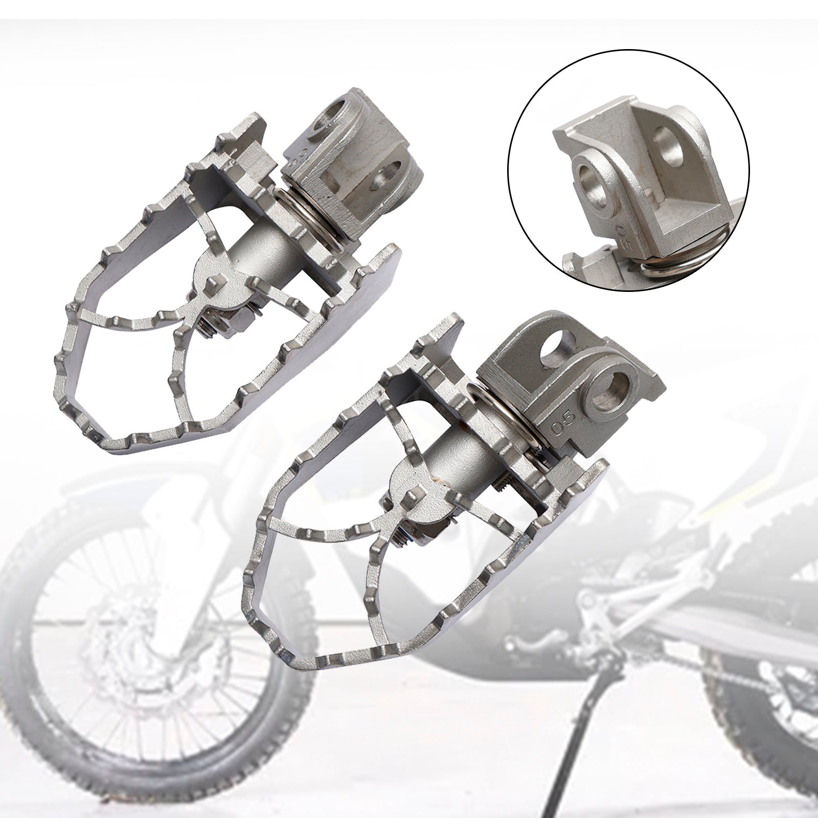 Reposapiés delanteros para Husqvarna 701 Enduro 16-23 norden 901 22-23