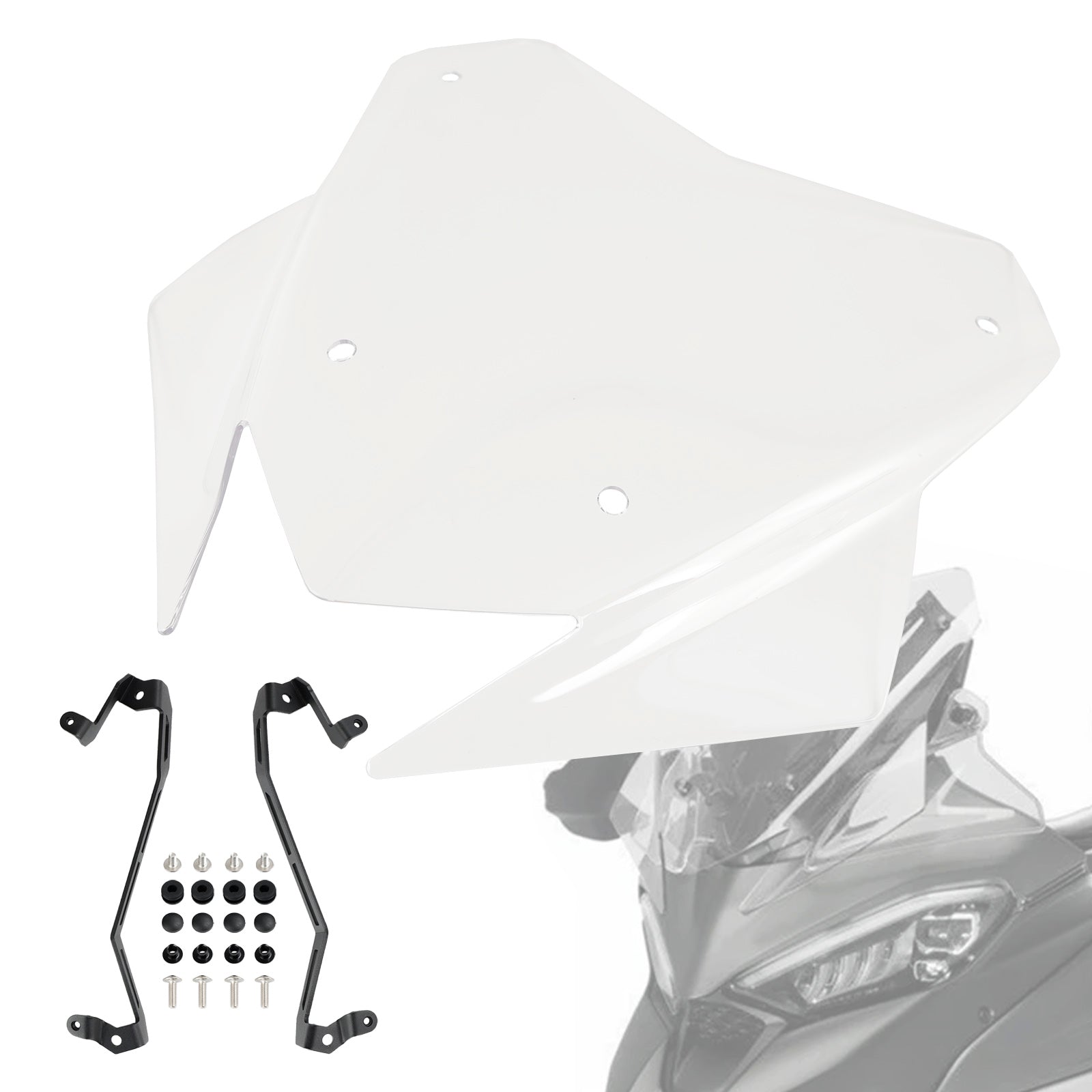 Windshield WindScreen fit for DUCATI MULTISTRADA V4/S/S SPORT 2021-2023