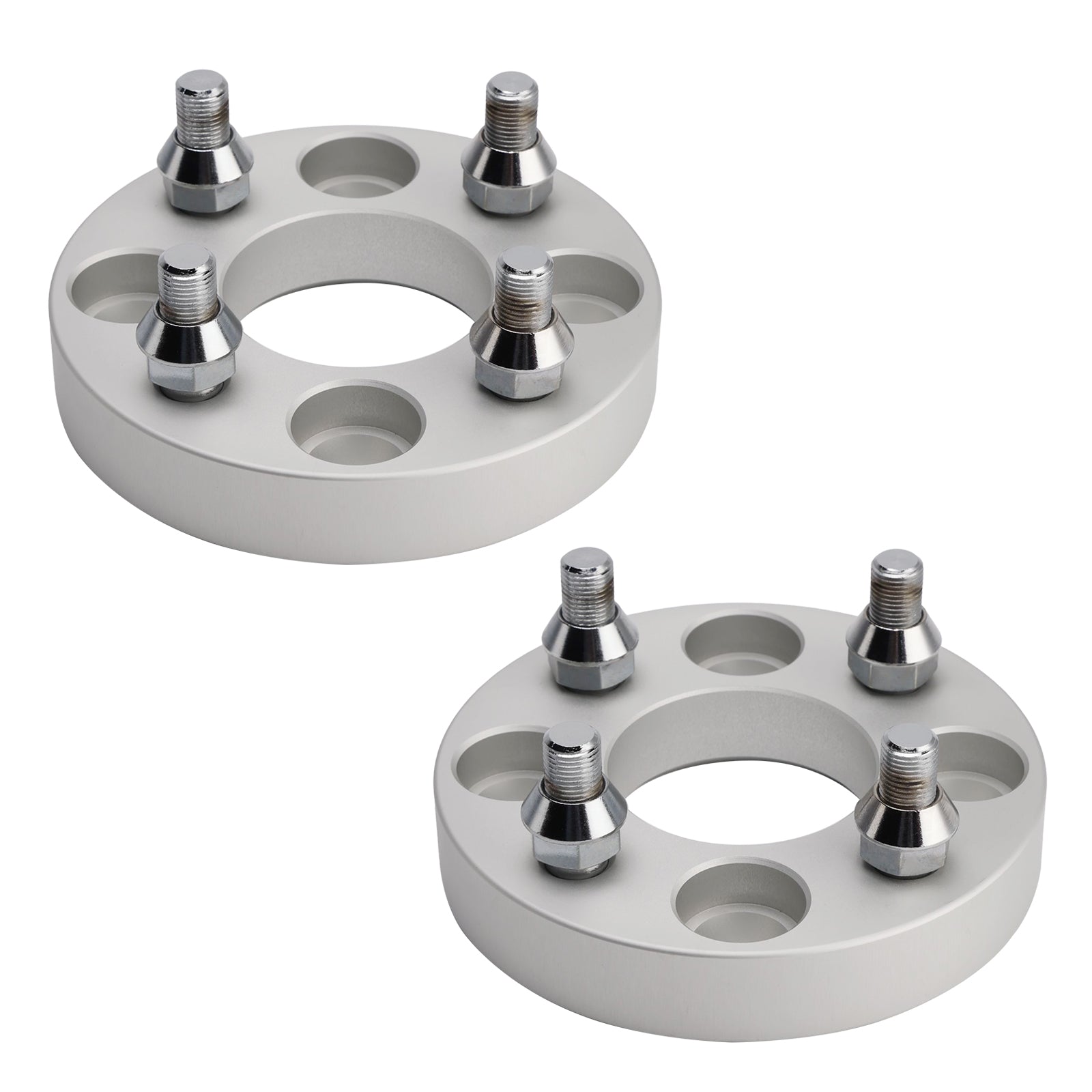 Yamaha Club Car Golf Carts Wheel Spacers Kit With Lug Nuts 1 Inch Silver