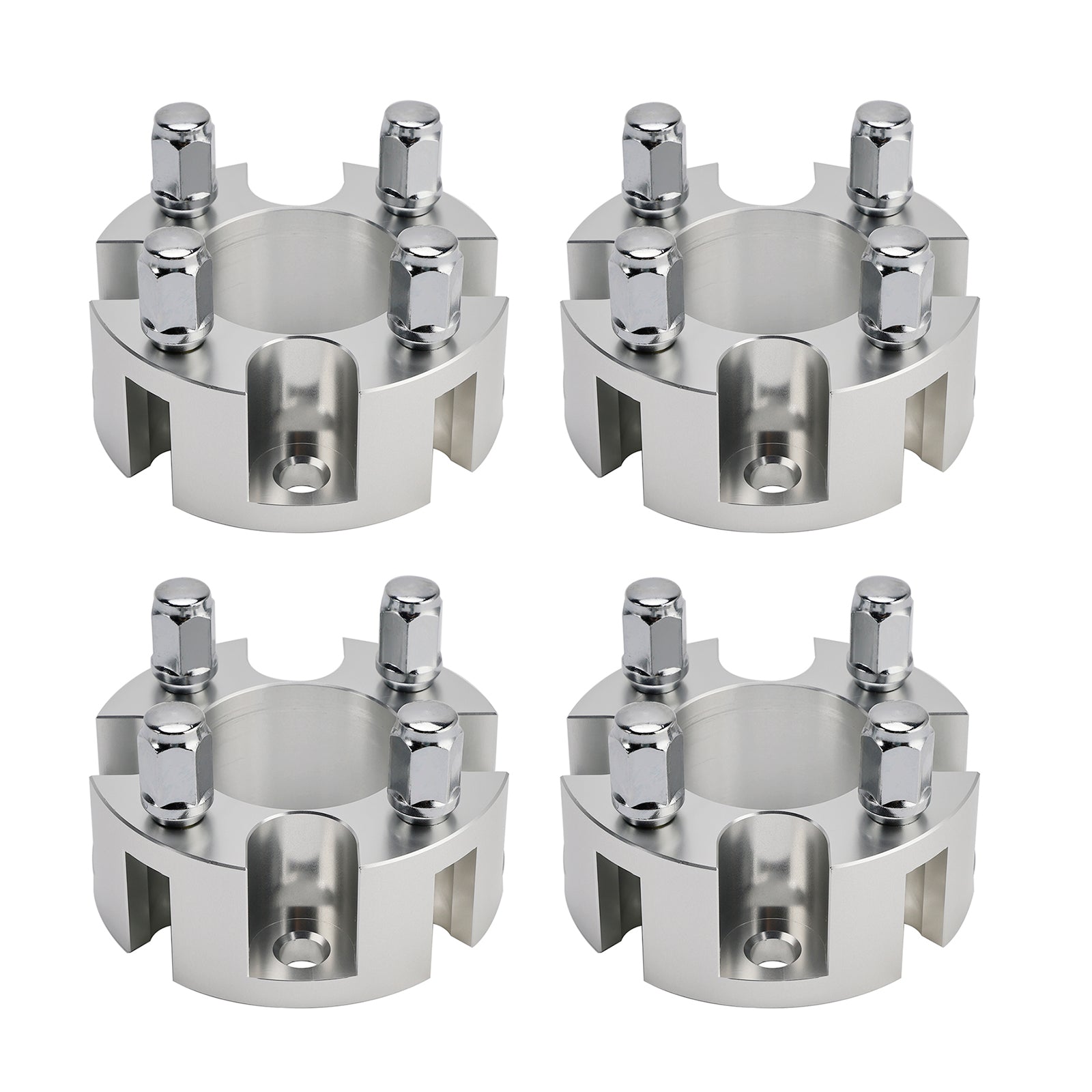 Yamaha Club Car Ezgo Black Golf Carts Wheel Spacers Kit With Lug Nuts 2 Inch