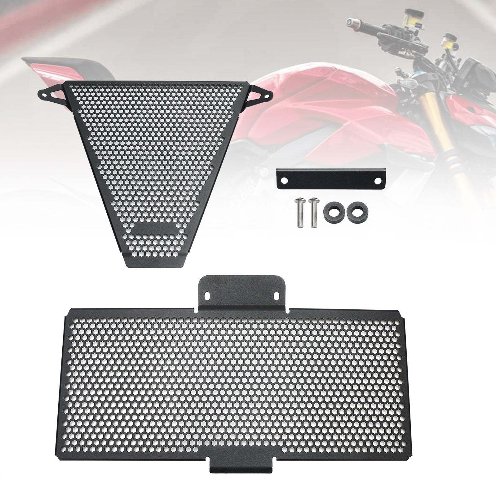 22-23 Ducati Streetfighter V2 Radiator Guard Protector Radiator Cover