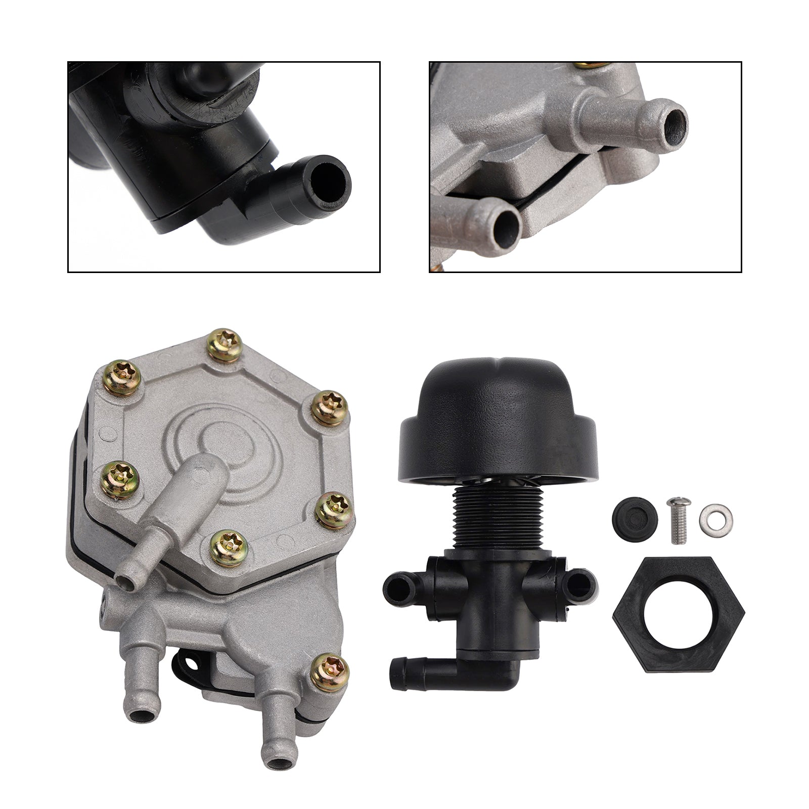 01-20 Bomba de combustível Polaris Sportsman 400  &  Kit Petcock de válvula de combustível 2520227 se encaixa