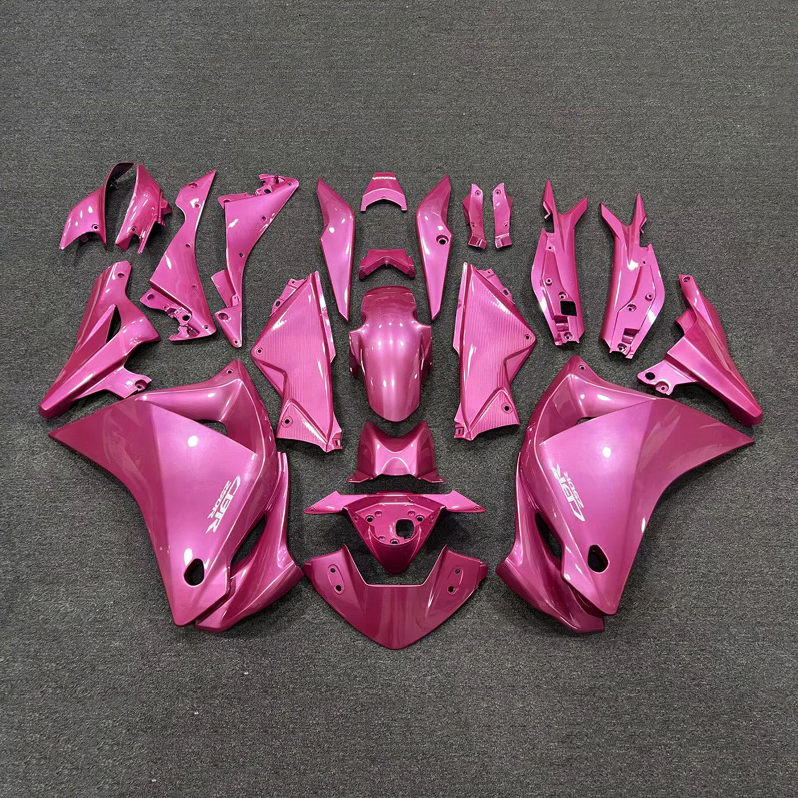Amotopart 2011–2015 Honda CBR250R Pink Verkleidungsset