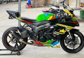 Kit carena multicolore Amotopart Kawasaki 2009-2012 ZX6R 636