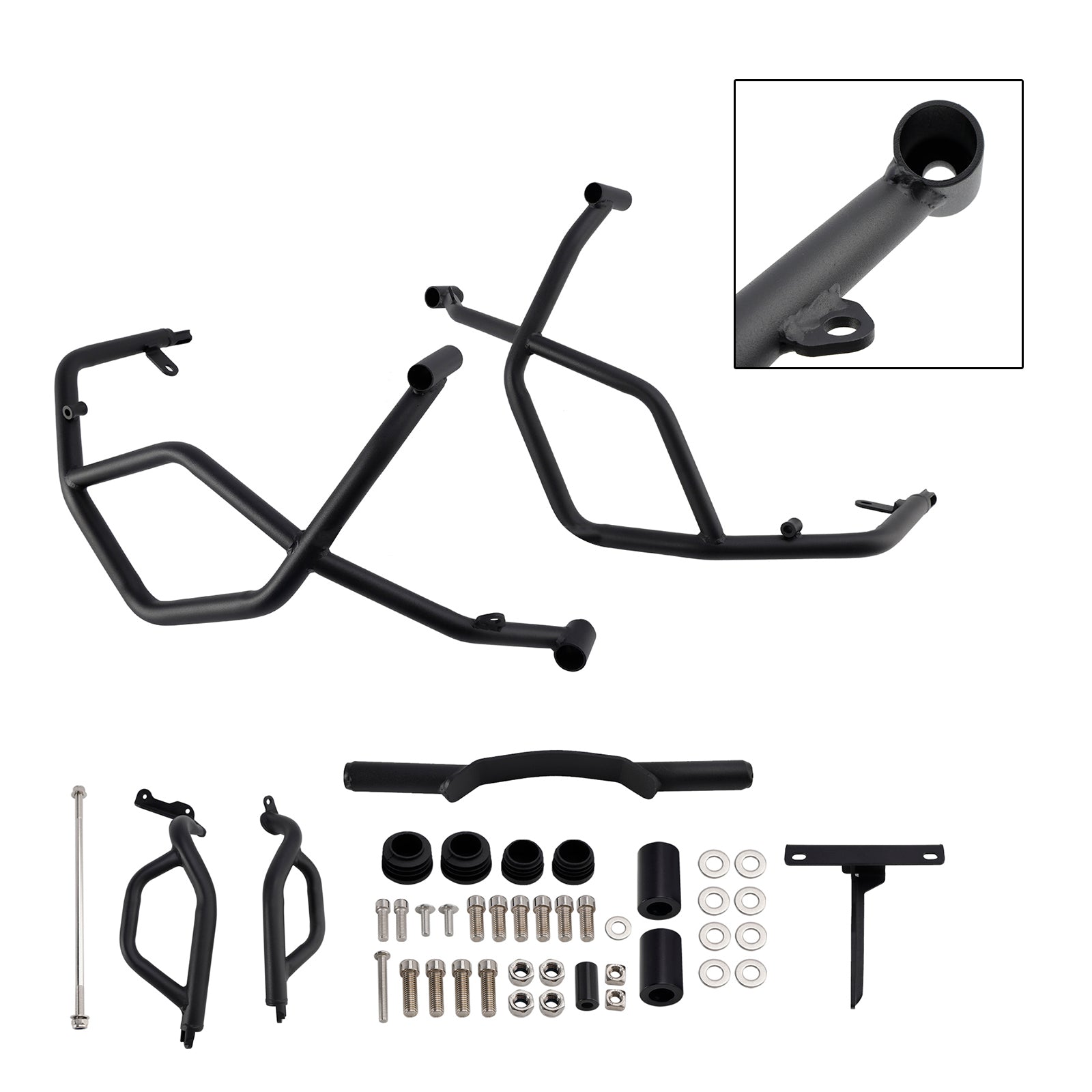 2022-2024 du Desertx stötfångare motorskyddsvakt kraschbar vit